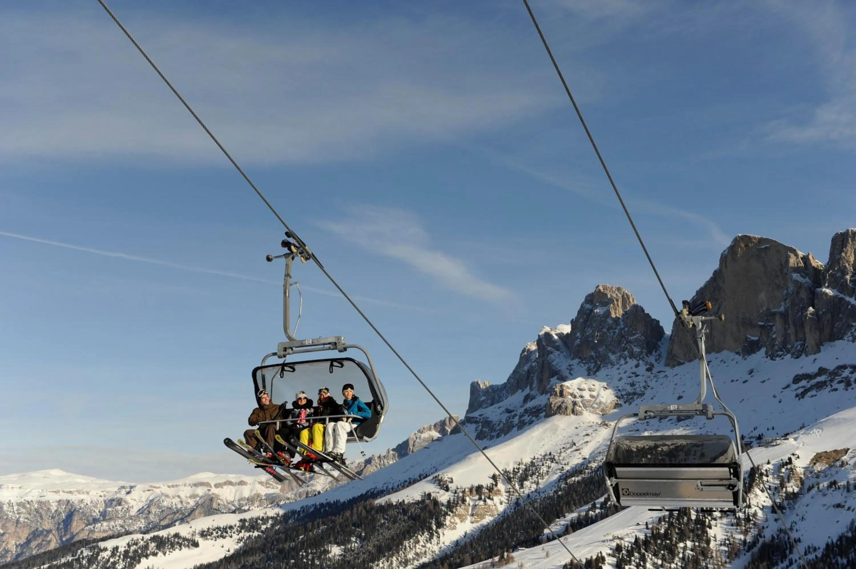 Skiing in Alpinhotel Vajolet - Adults only