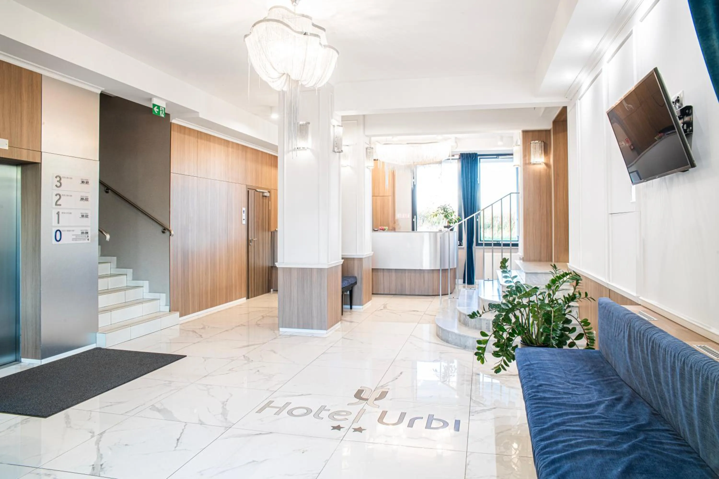 Seating area in Hotel Urbi