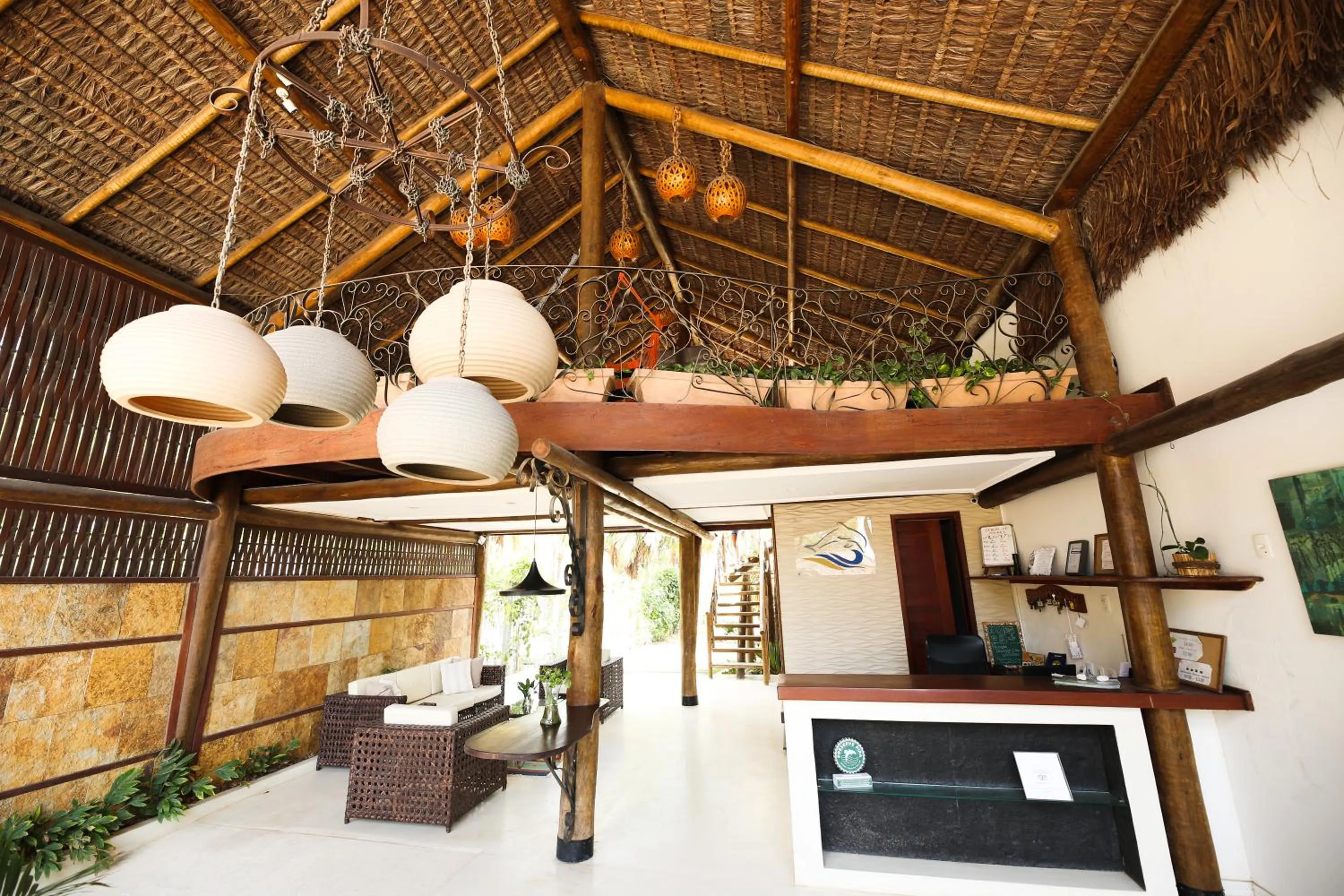 Lobby or reception in Pousada Enseada Dos Golfinhos