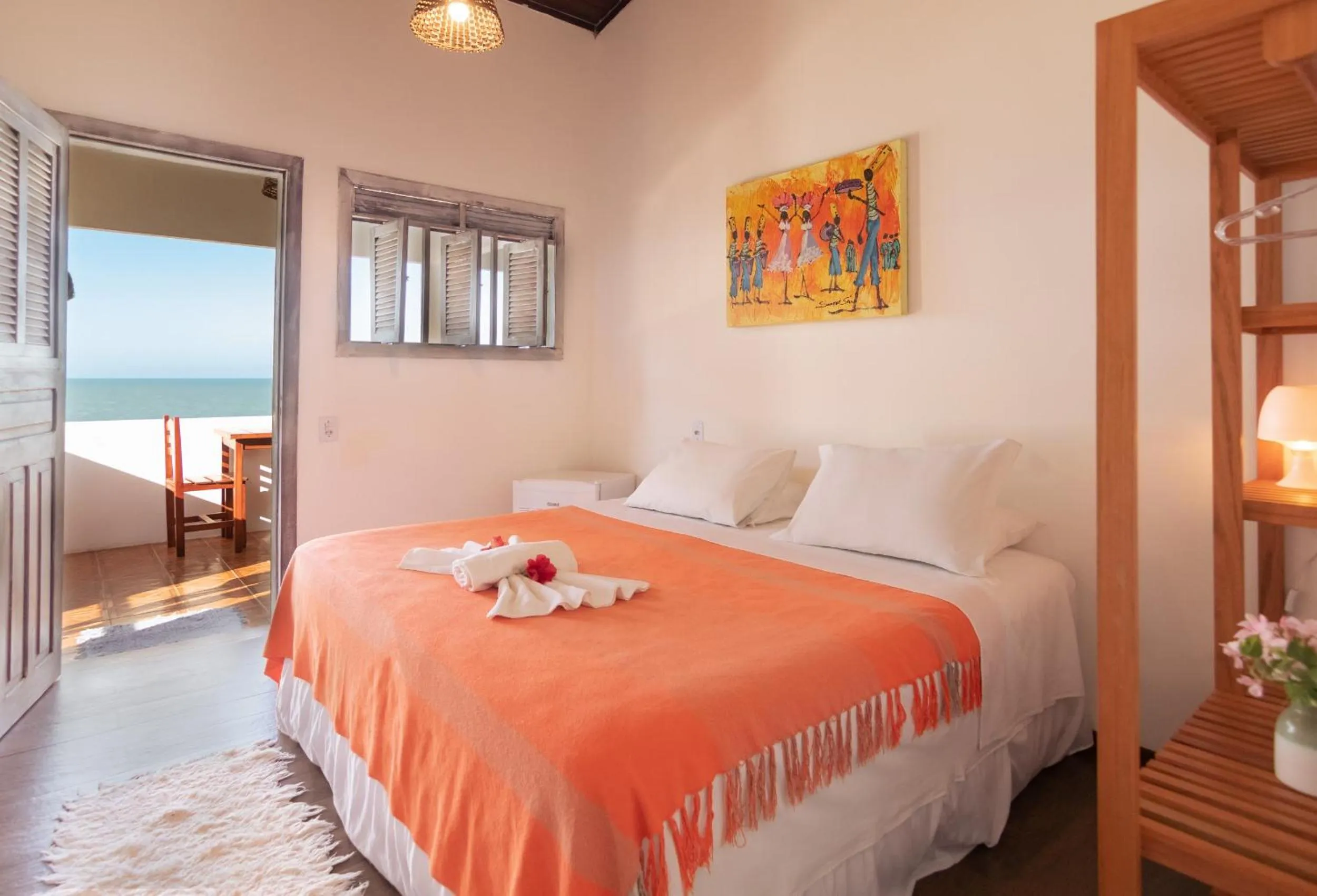 Bed in Pousada Enseada Dos Golfinhos