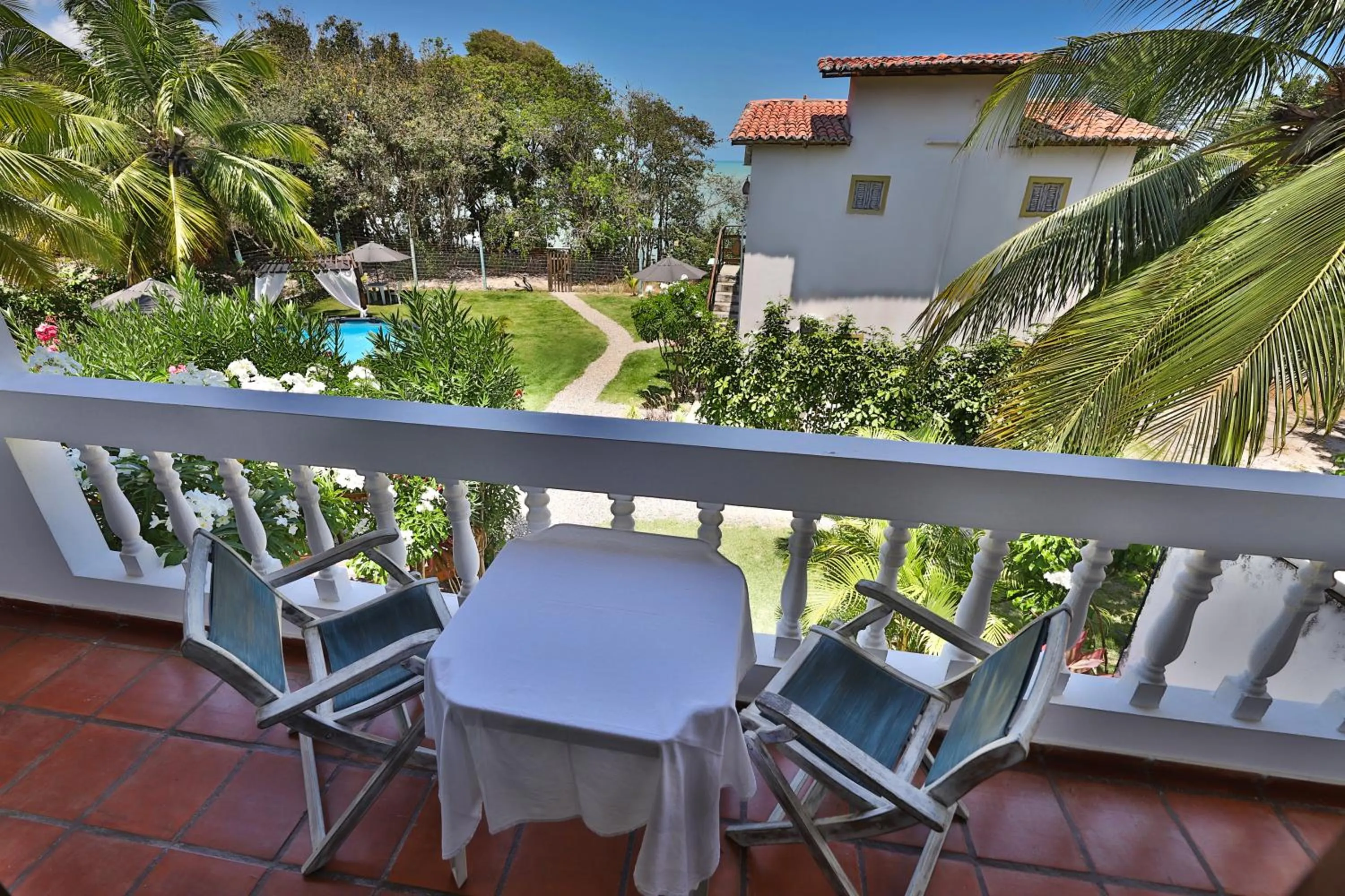 Balcony/Terrace in Pousada Enseada Dos Golfinhos