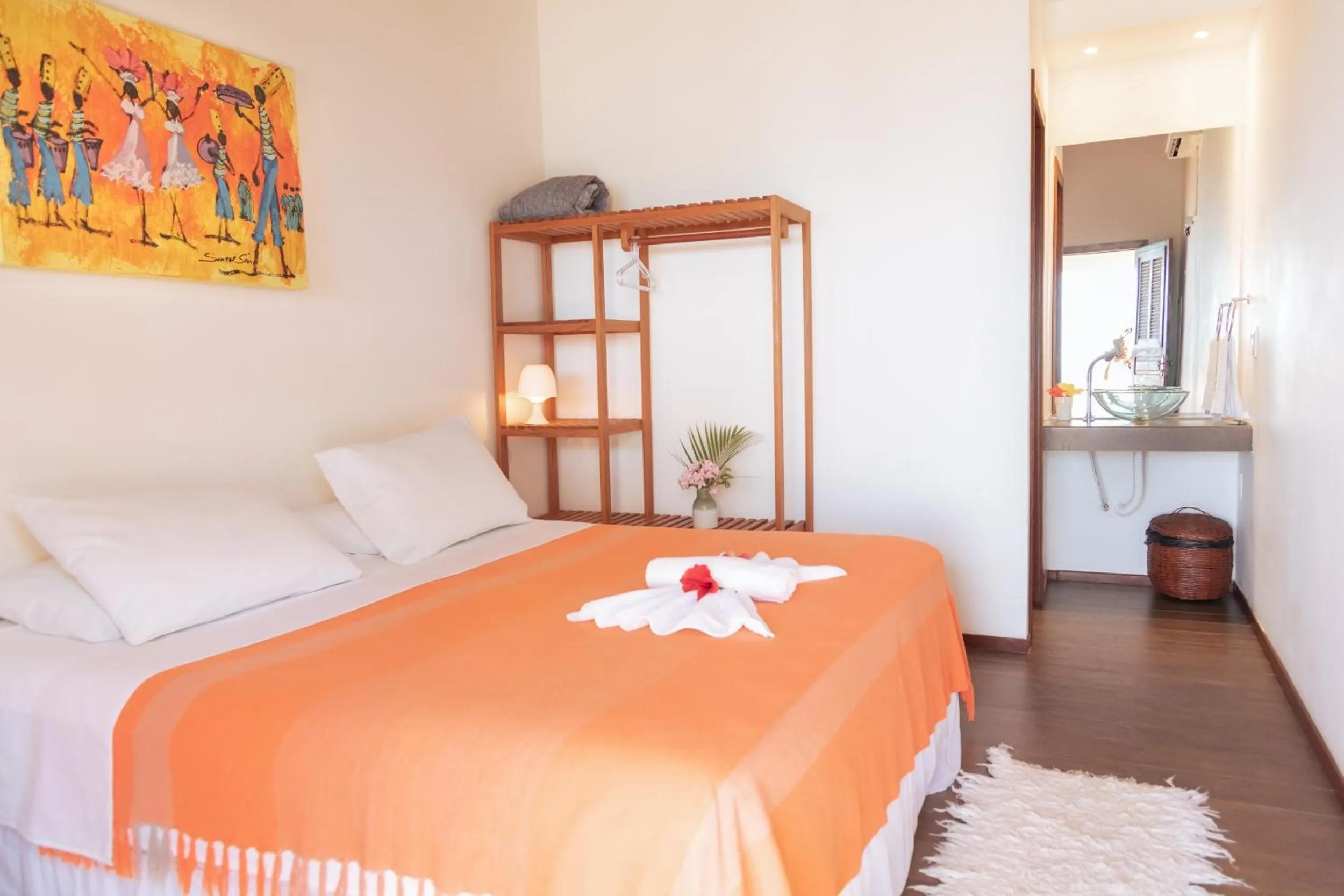 Bed in Pousada Enseada Dos Golfinhos