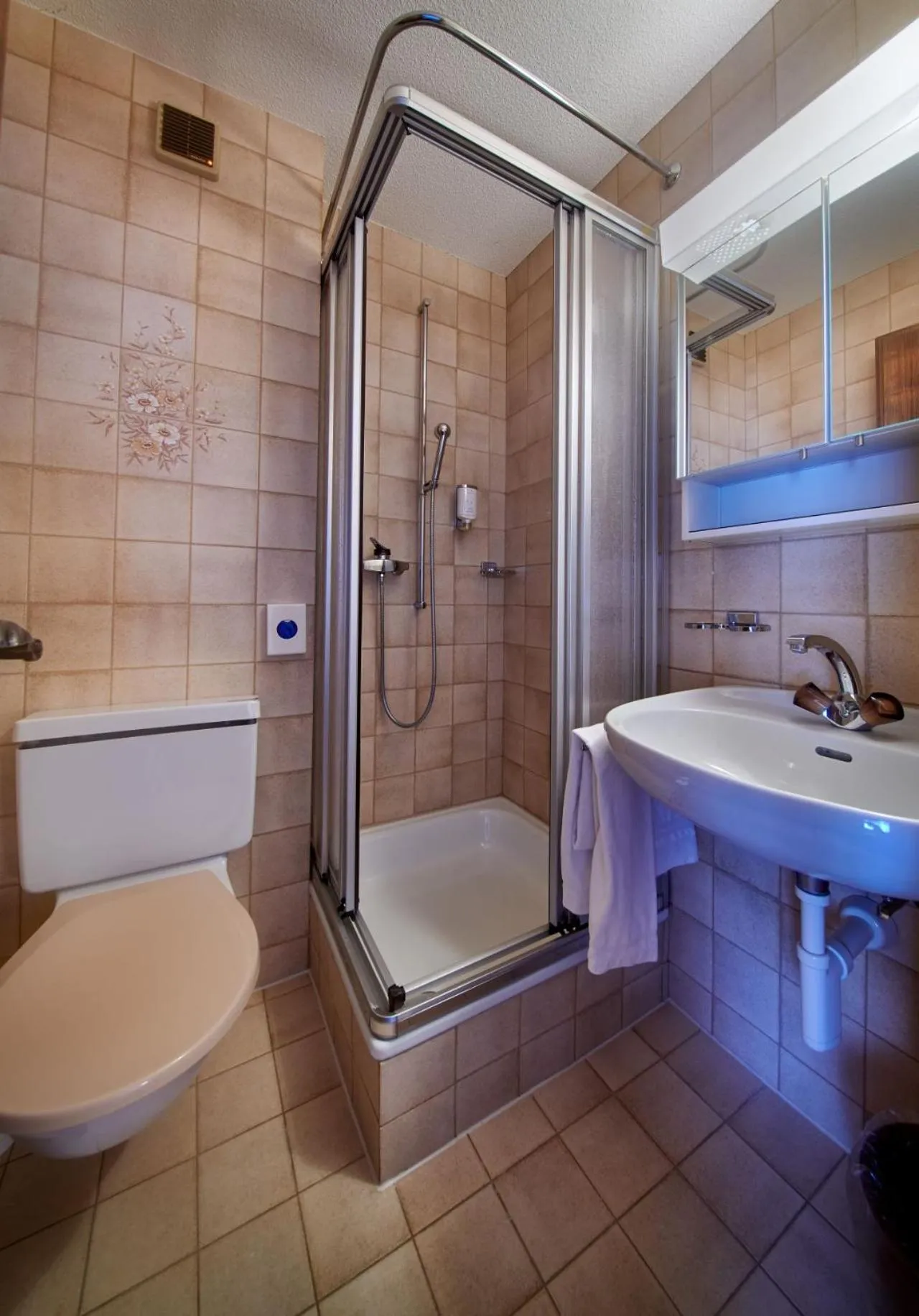 Shower in Hotel Gletscherblick Grindelwald