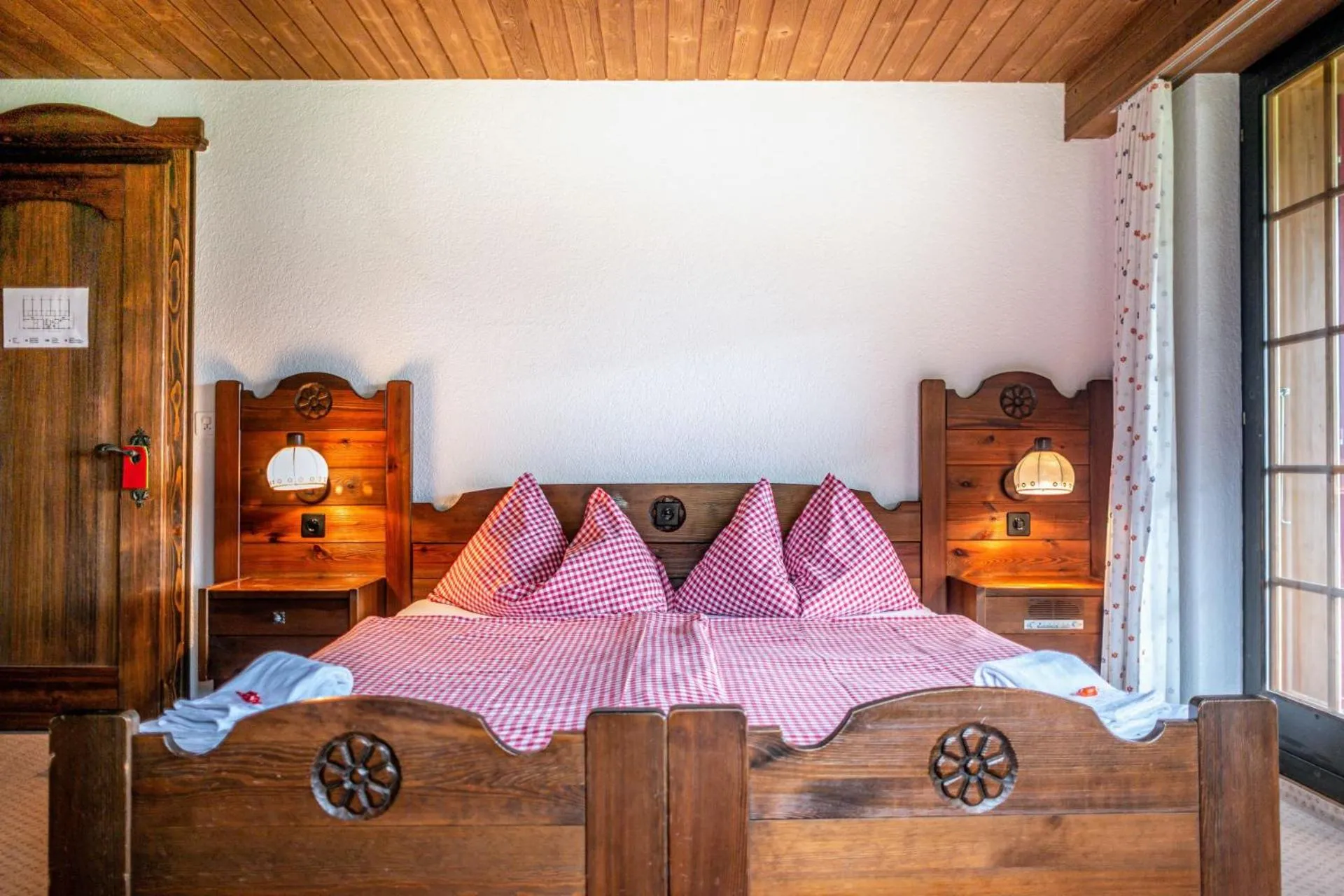 Bed in Hotel Gletscherblick Grindelwald