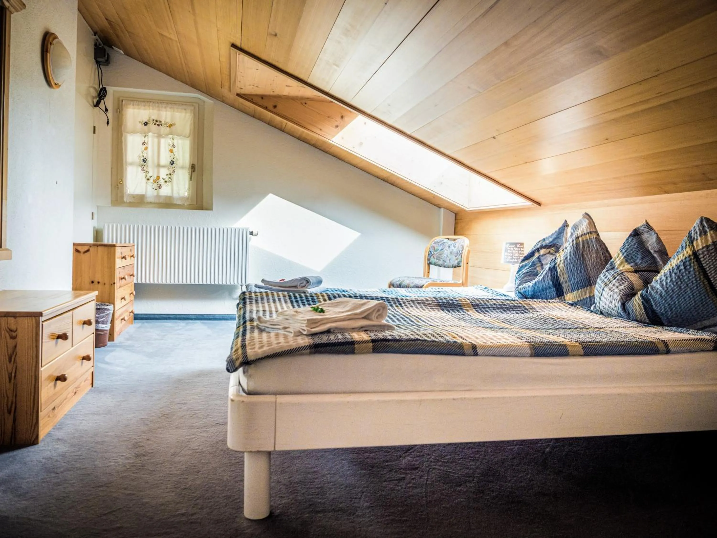 Bed in Hotel Gletscherblick Grindelwald