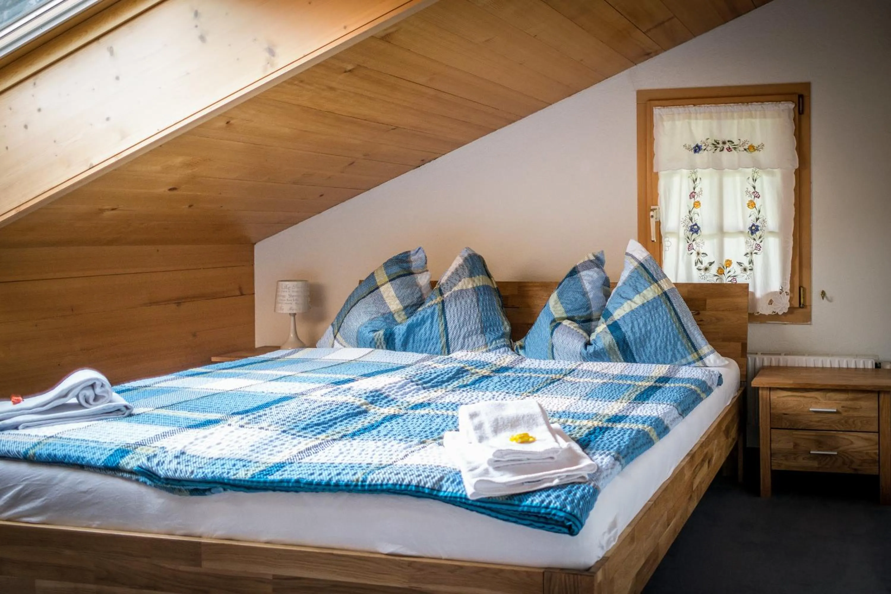 Bed in Hotel Gletscherblick Grindelwald
