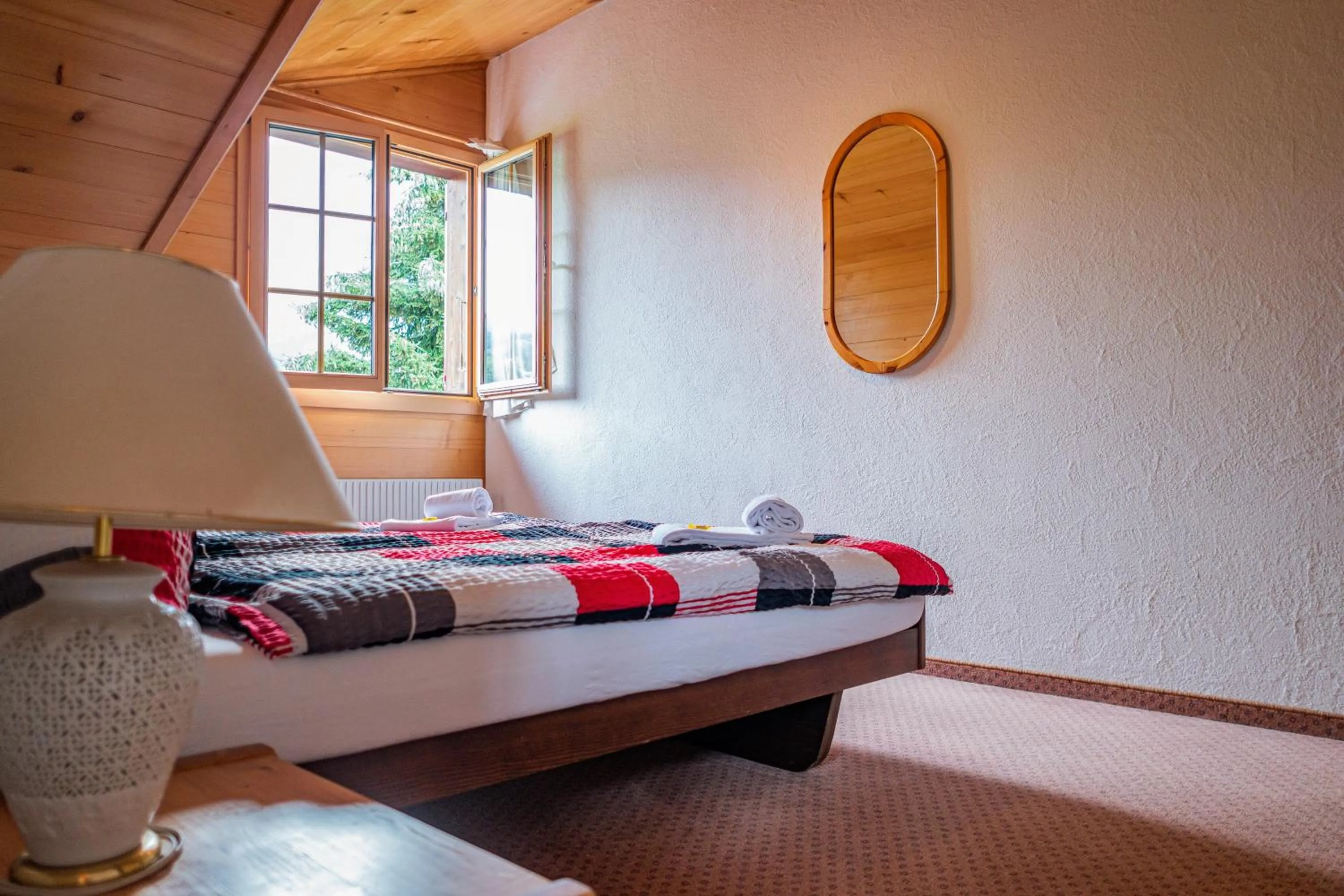 Bed in Hotel Gletscherblick Grindelwald