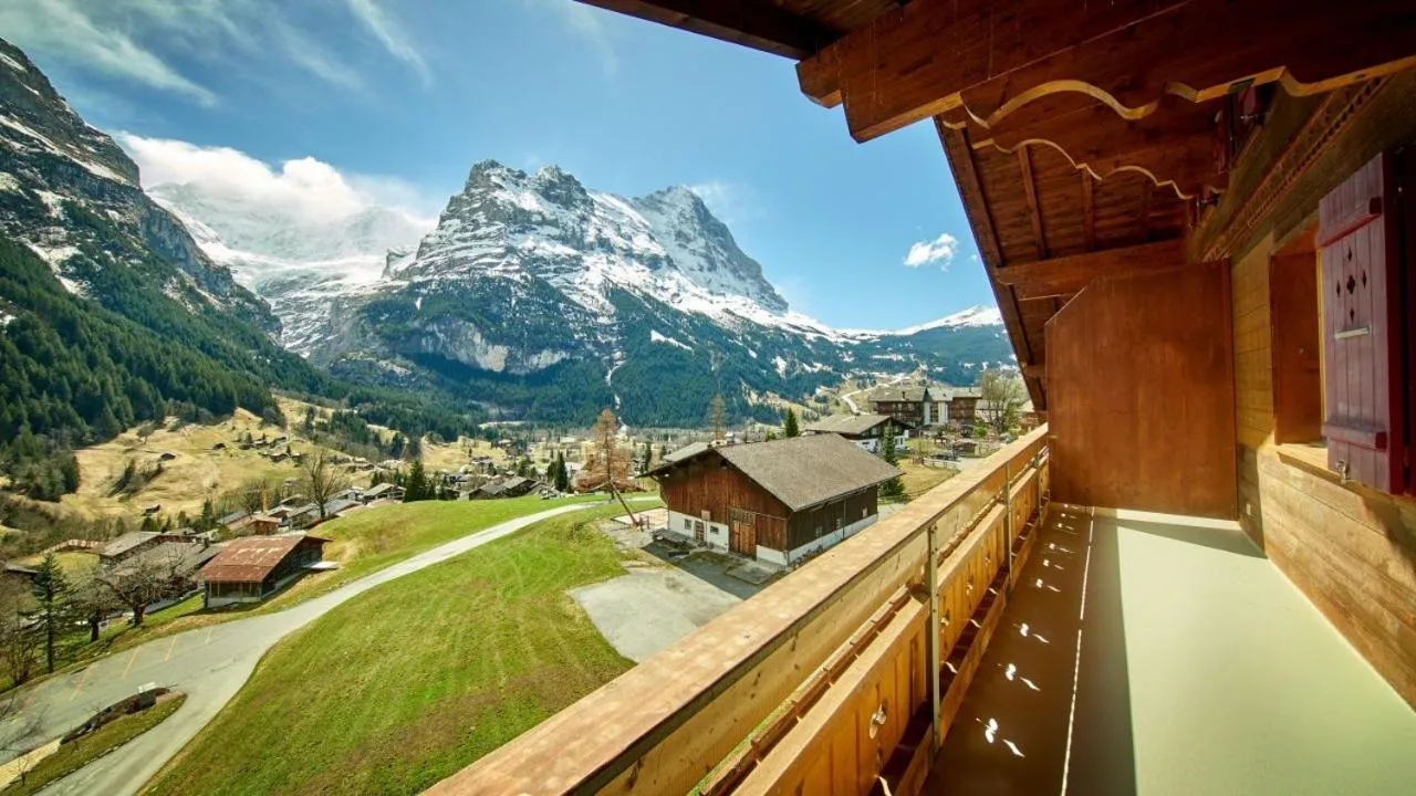 Balcony/Terrace in Hotel Gletscherblick Grindelwald