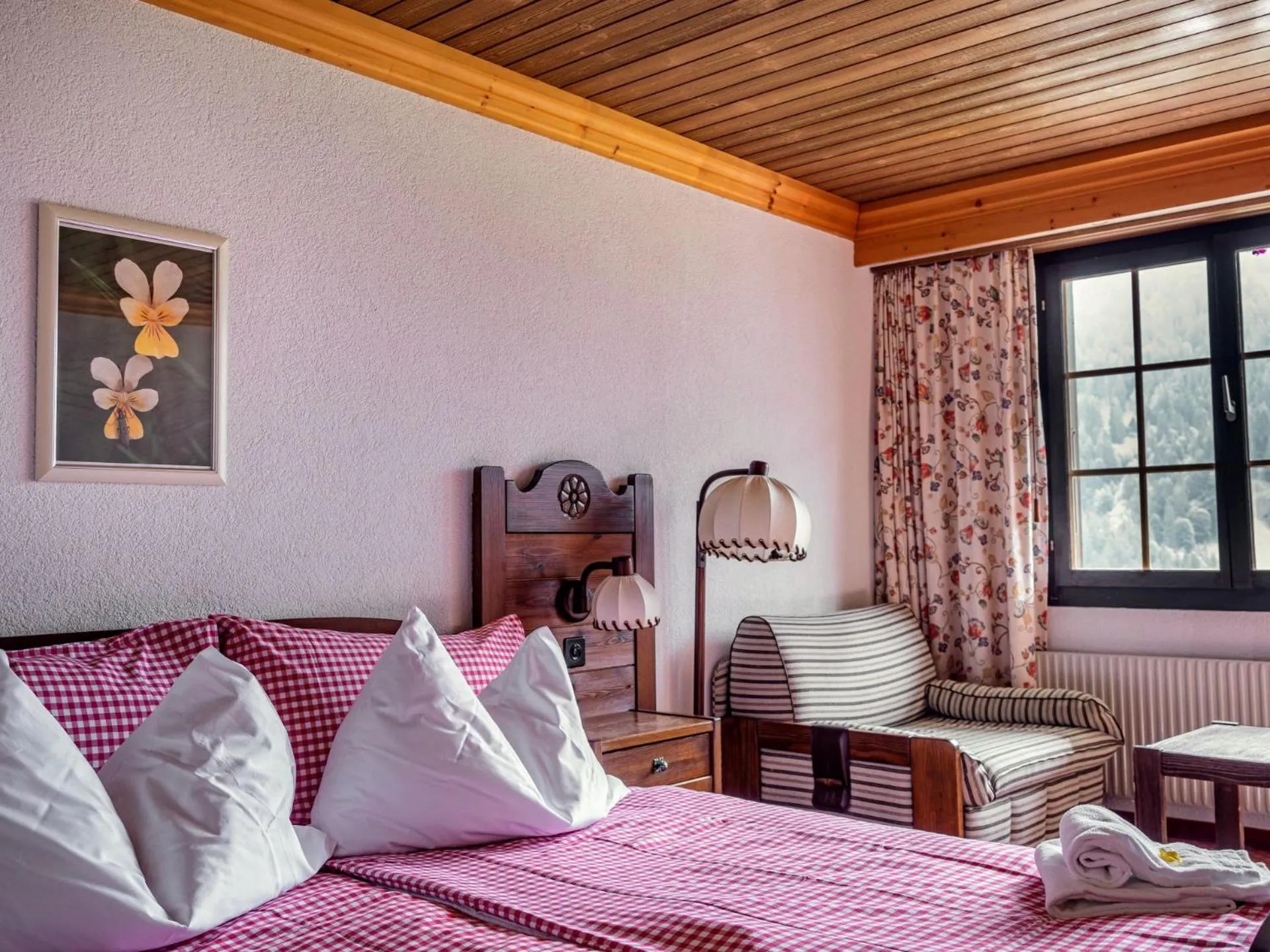 Bed in Hotel Gletscherblick Grindelwald