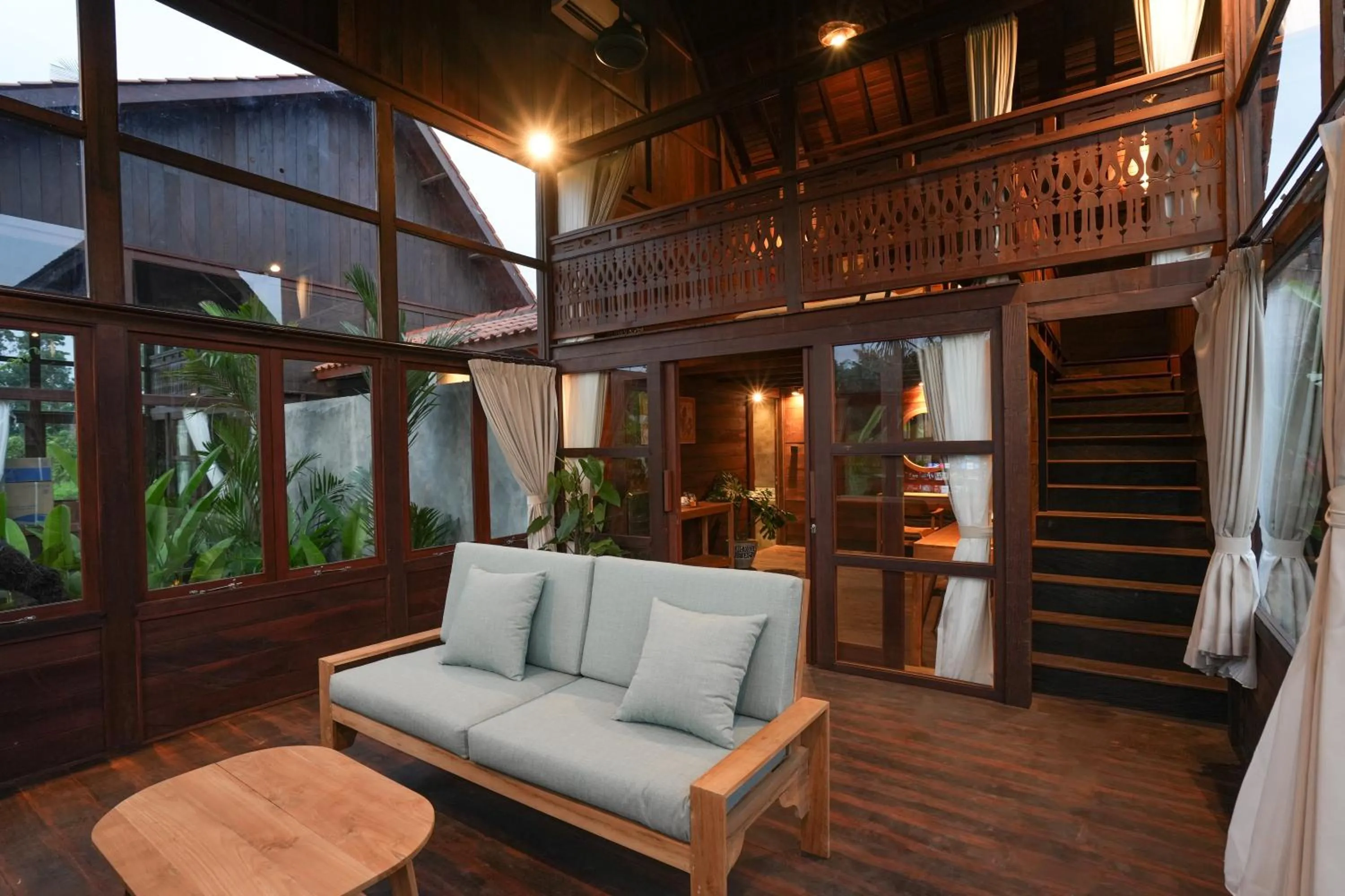Living room in Ubud Art Resort
