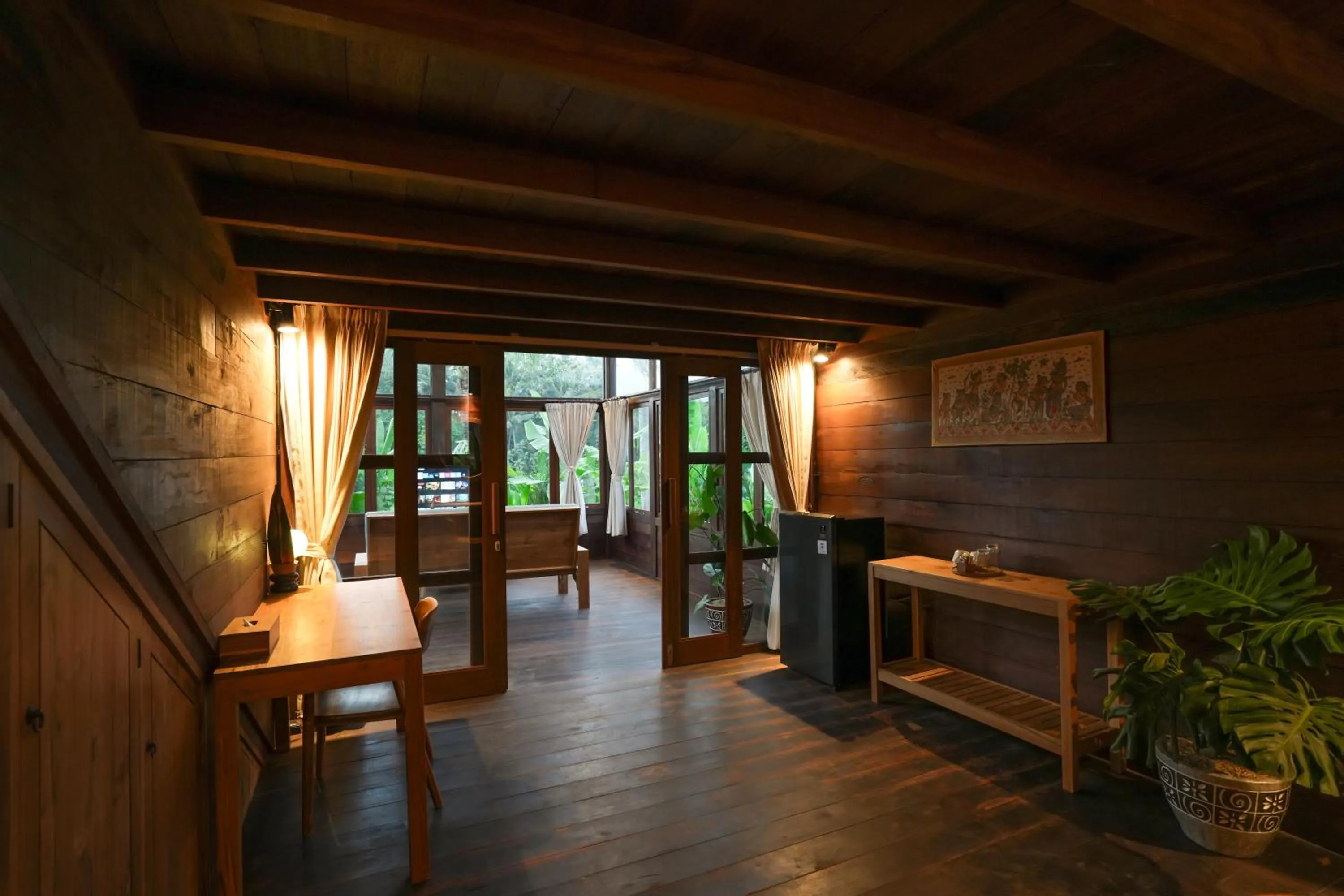 Living room in Ubud Art Resort