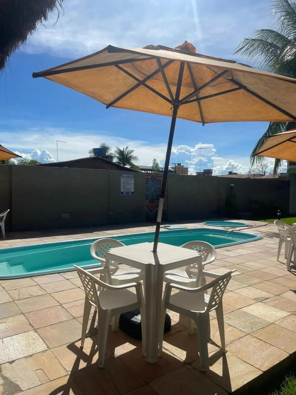 Swimming pool in Pousada Solar da Praia