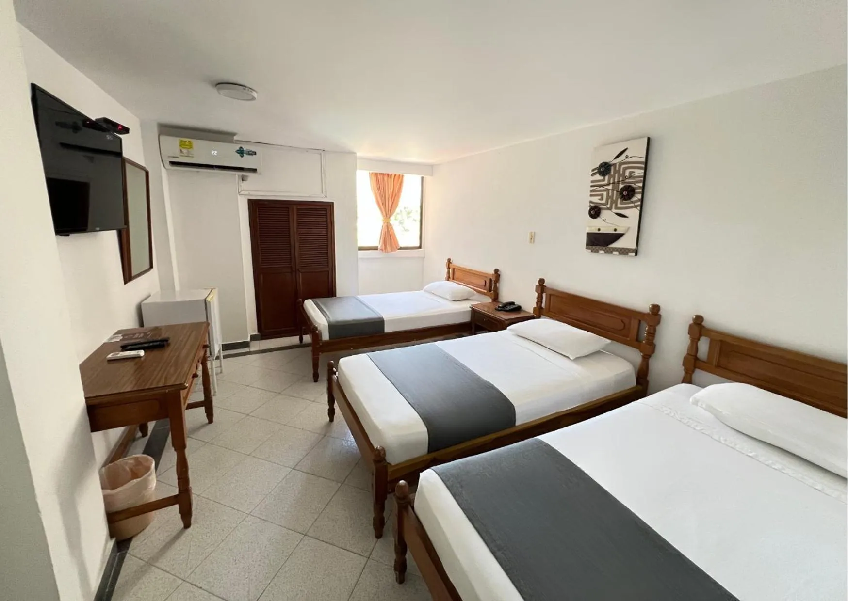 Bed in Hotel Casa Ballesteros