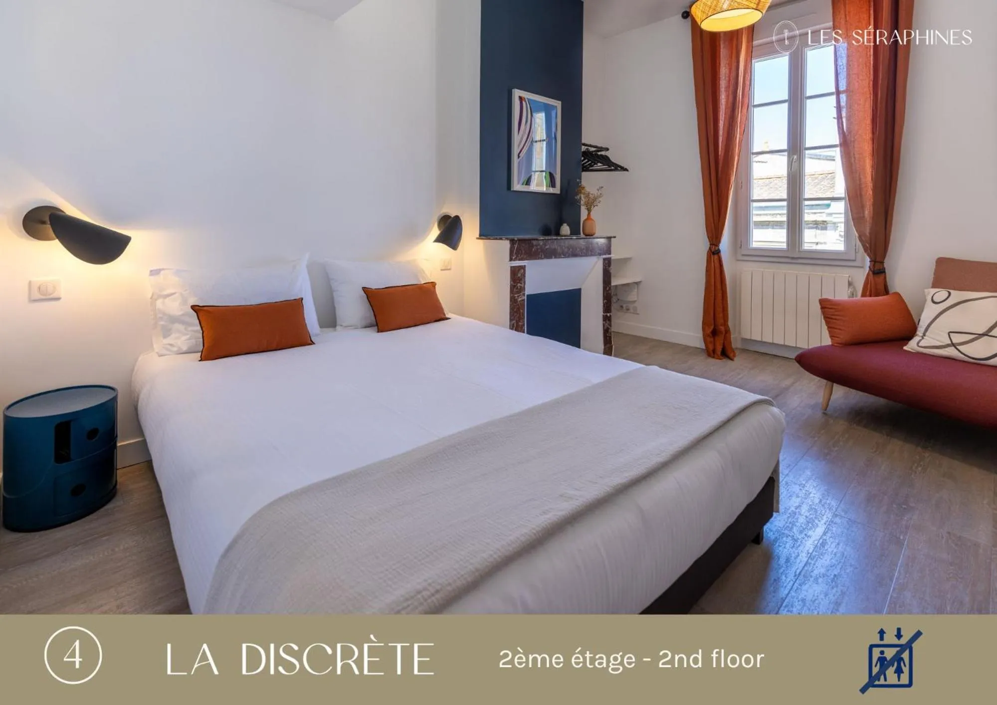 Bedroom, Bed in Les Séraphines - Chambres d'hôtes - Guests house