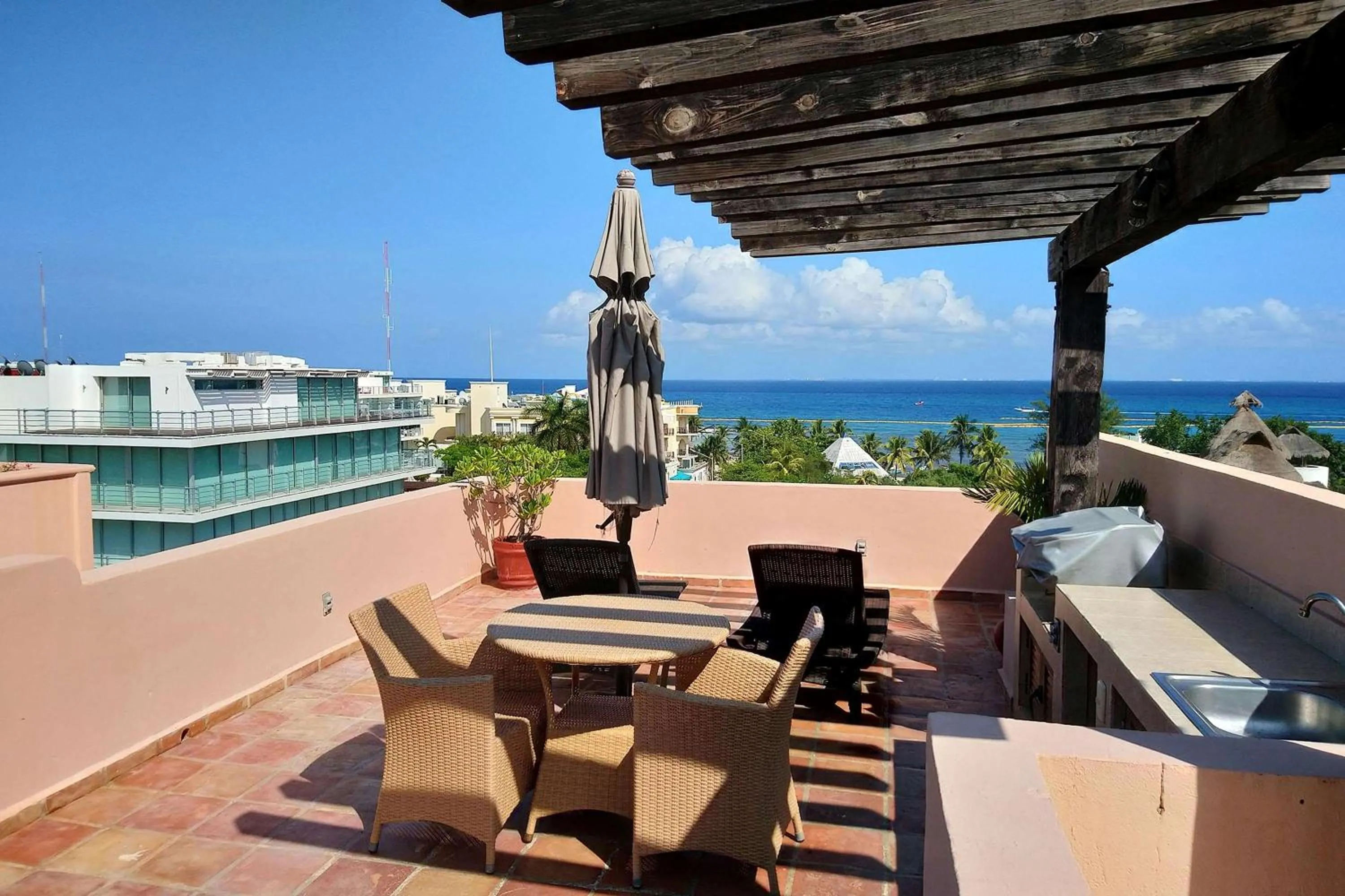 Patio in Acanto Hotel Playa del Carmen, Trademark Collection by Wyndham