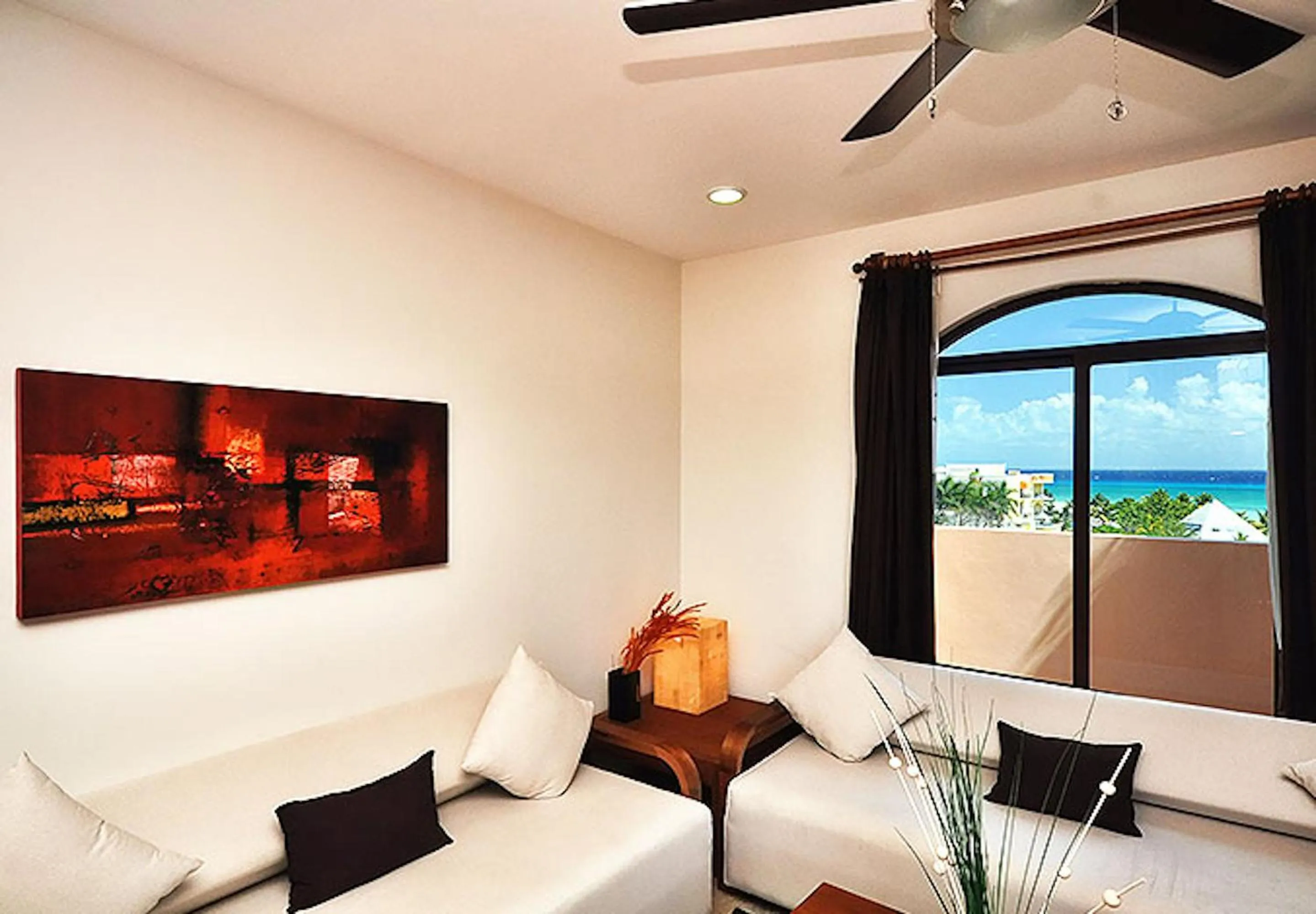Living room in Acanto Hotel Playa del Carmen, Trademark Collection by Wyndham