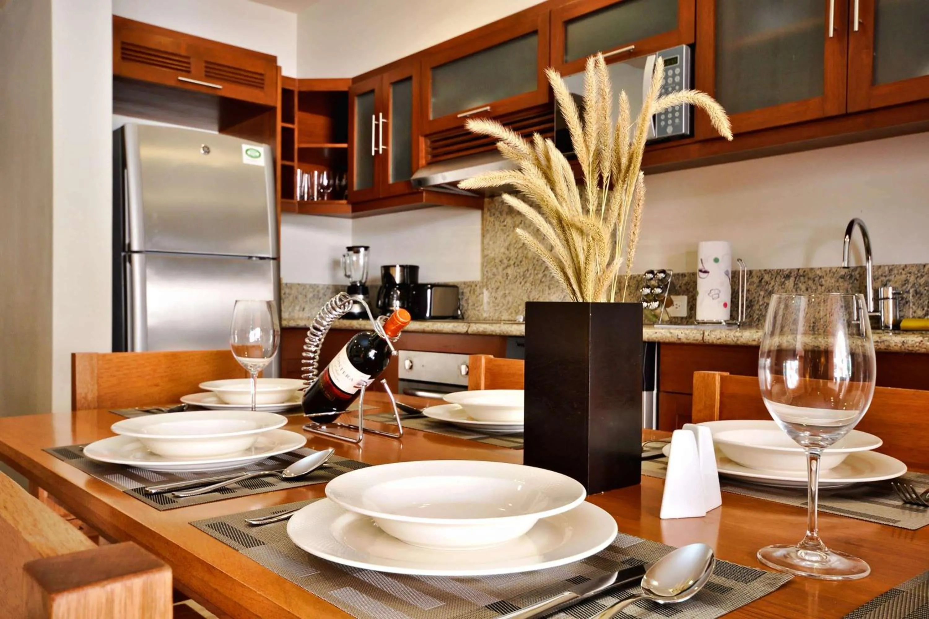 Kitchen or kitchenette in Acanto Hotel Playa del Carmen, Trademark Collection by Wyndham