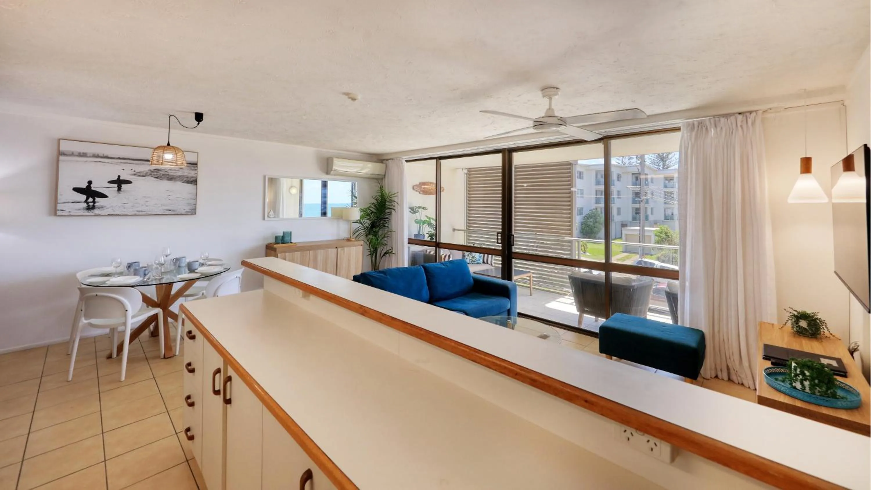 Living room in Merrima Court Holidays