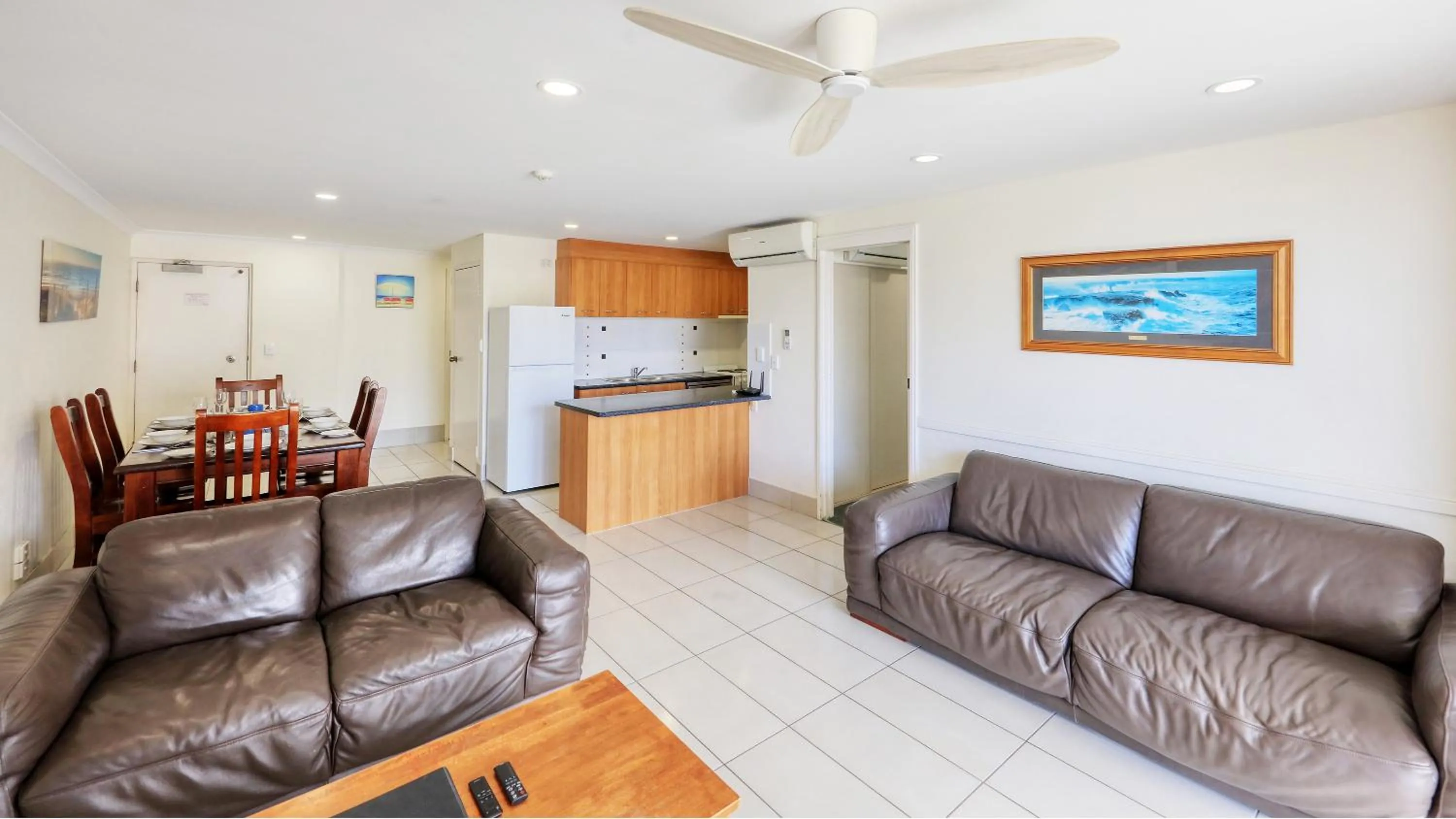 Living room in Merrima Court Holidays