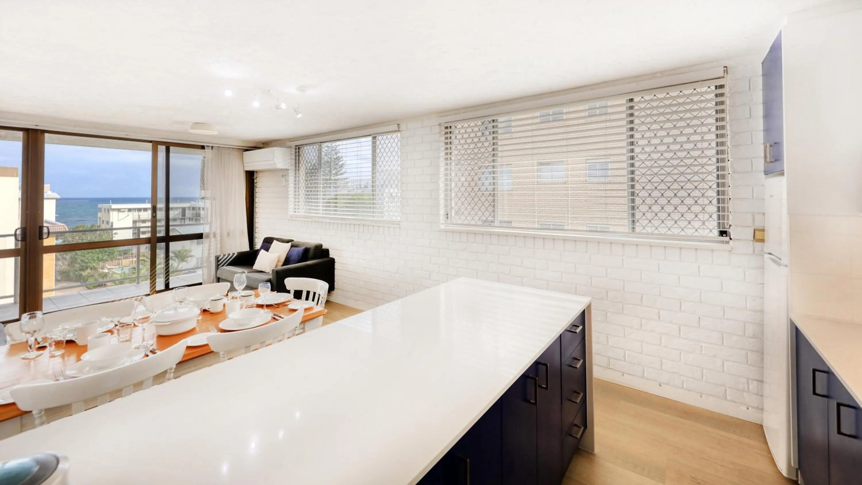 Living room in Merrima Court Holidays