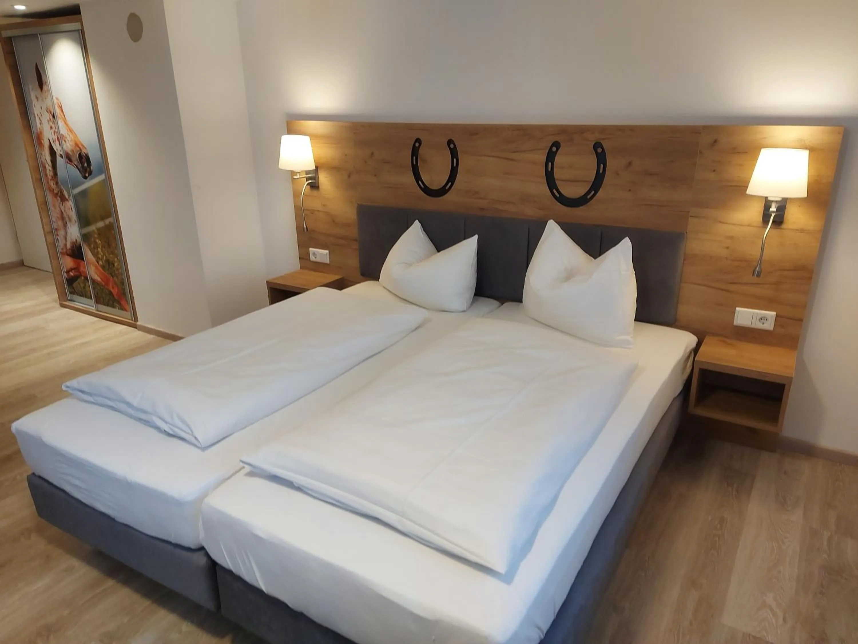 Photo of the whole room, Bed in Allgäu Meadow Ranch