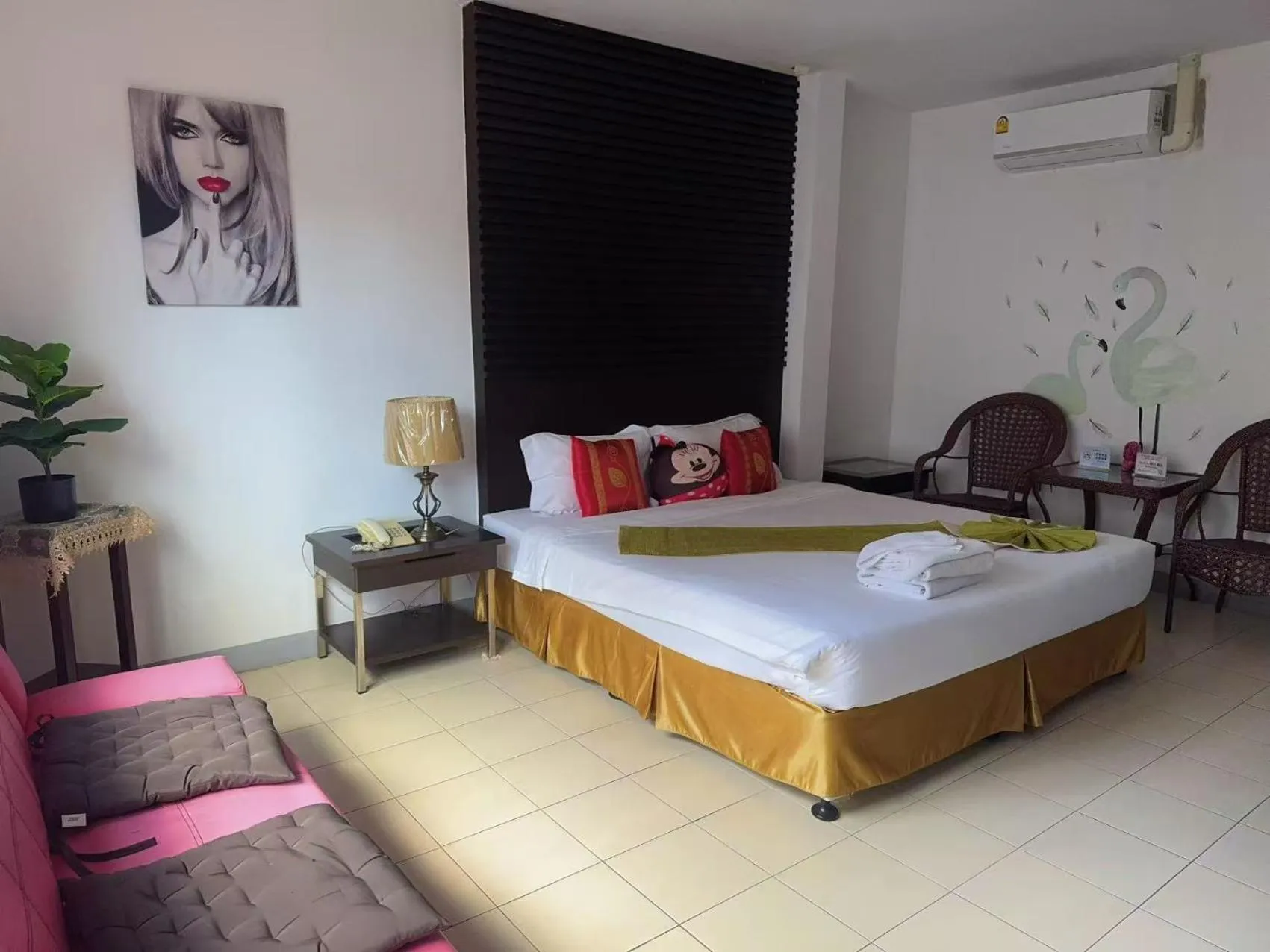 Bed in Sino House Patong