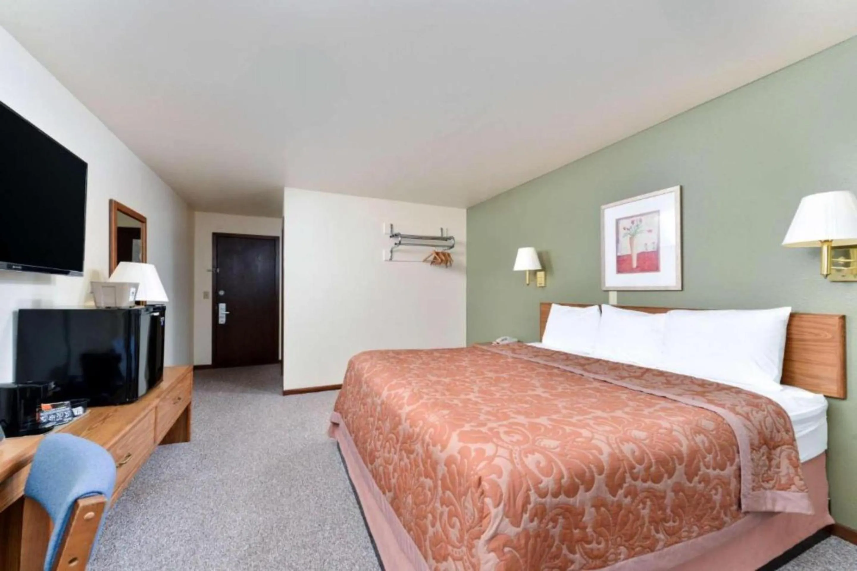 Bedroom, Bed in Love Hotels Staples by OYO at HWY 10 MN