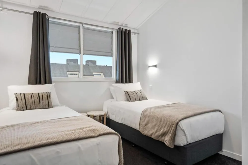 Bedroom, Bed in The Tauranga on the Waterfront