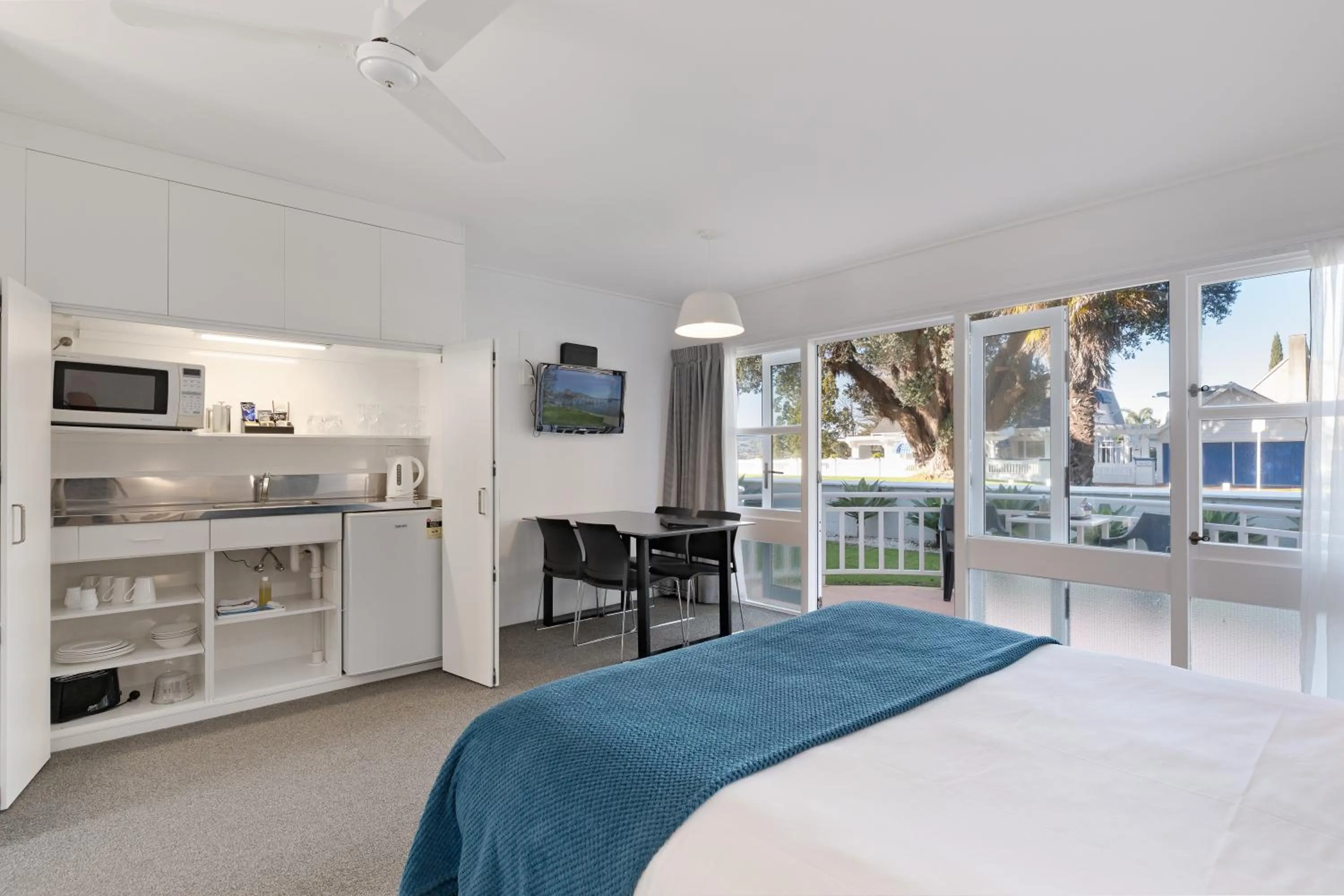 Bed in The Tauranga on the Waterfront