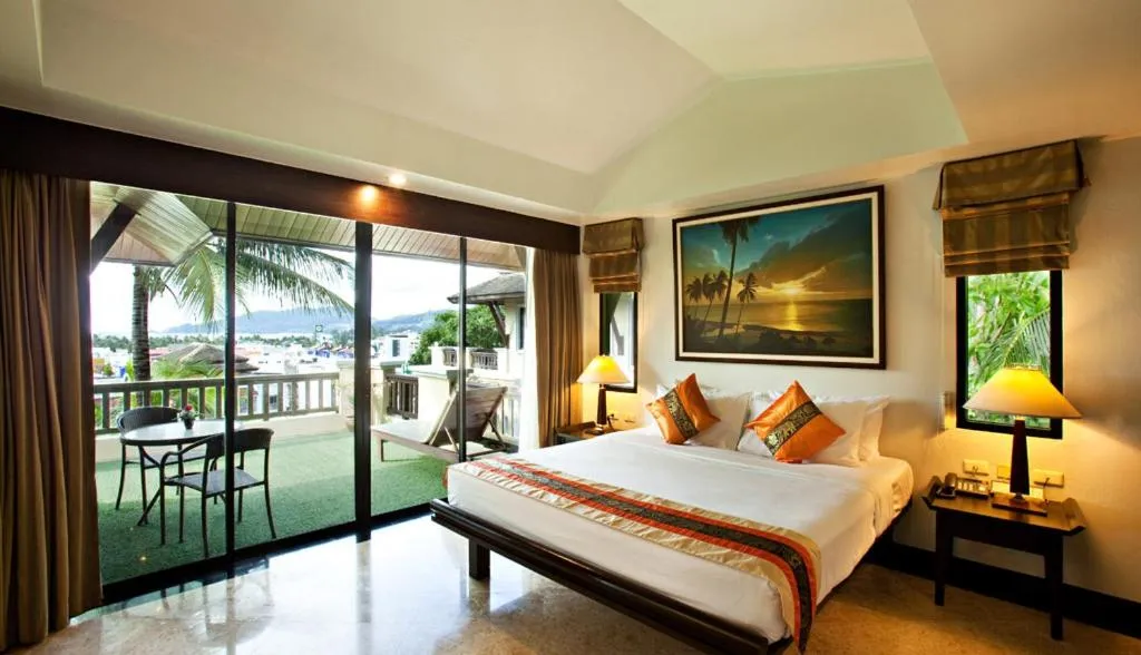 Balcony/Terrace, Bed in C & N Resort and Spa - SHA Extra Plus