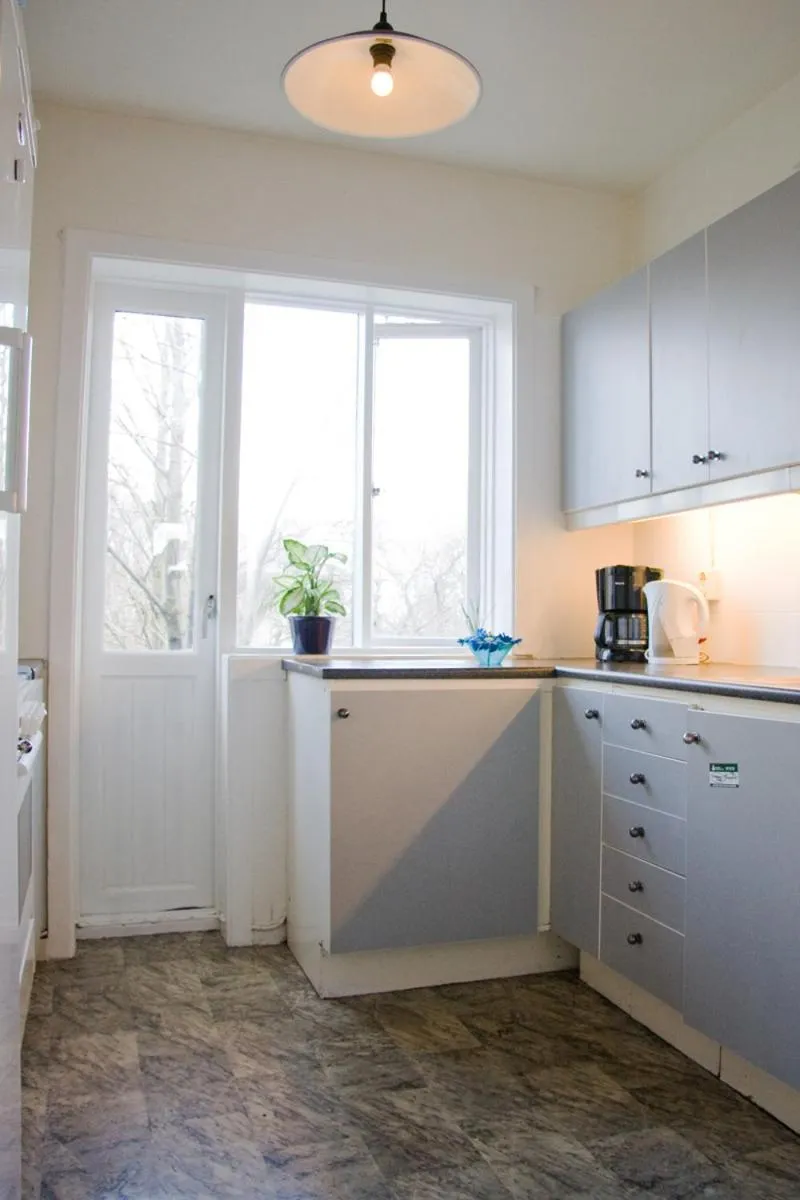 Kitchen or kitchenette in Igdlo Guesthouse