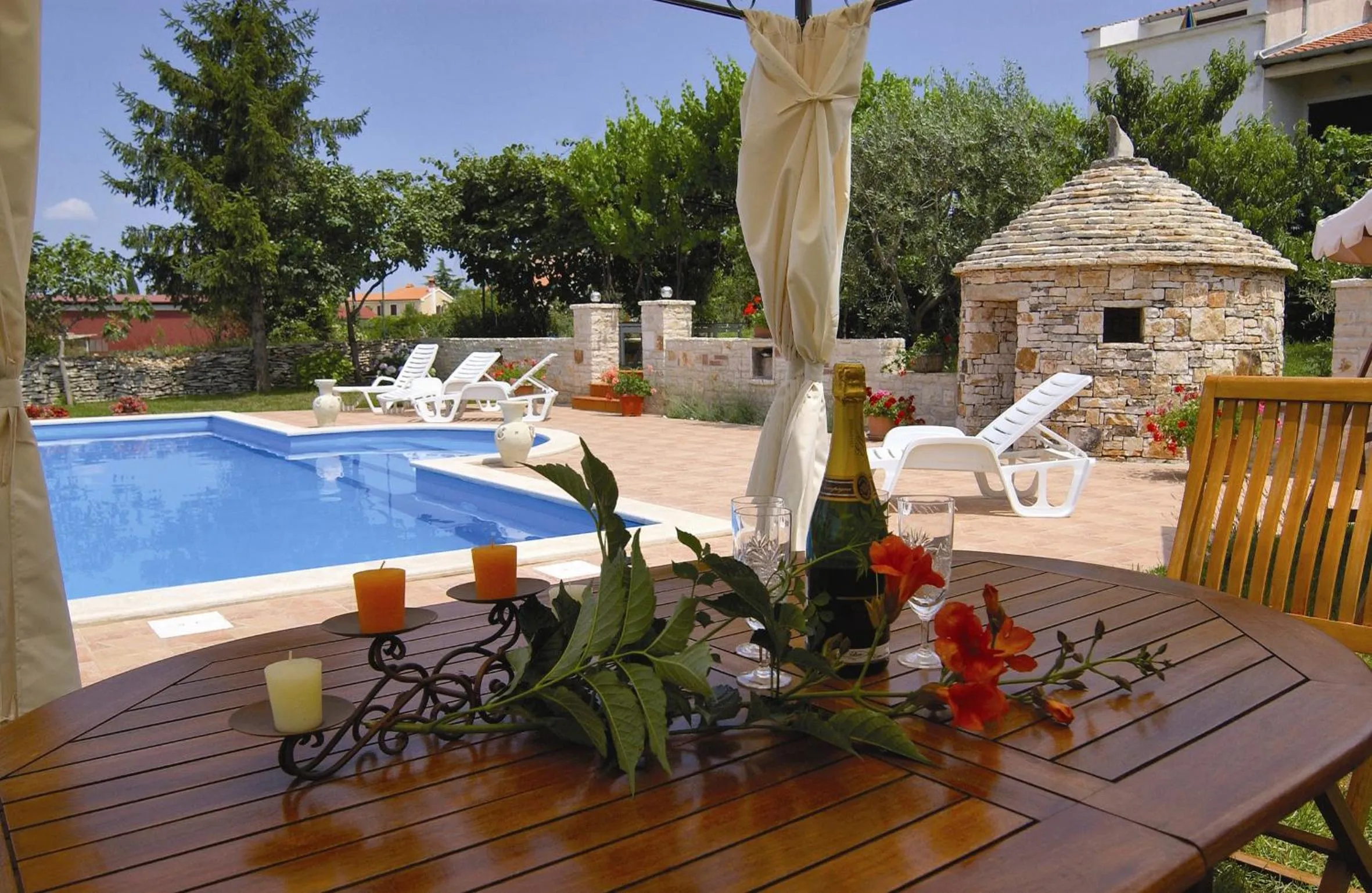 Swimming pool in Apartments Ivan & Tina