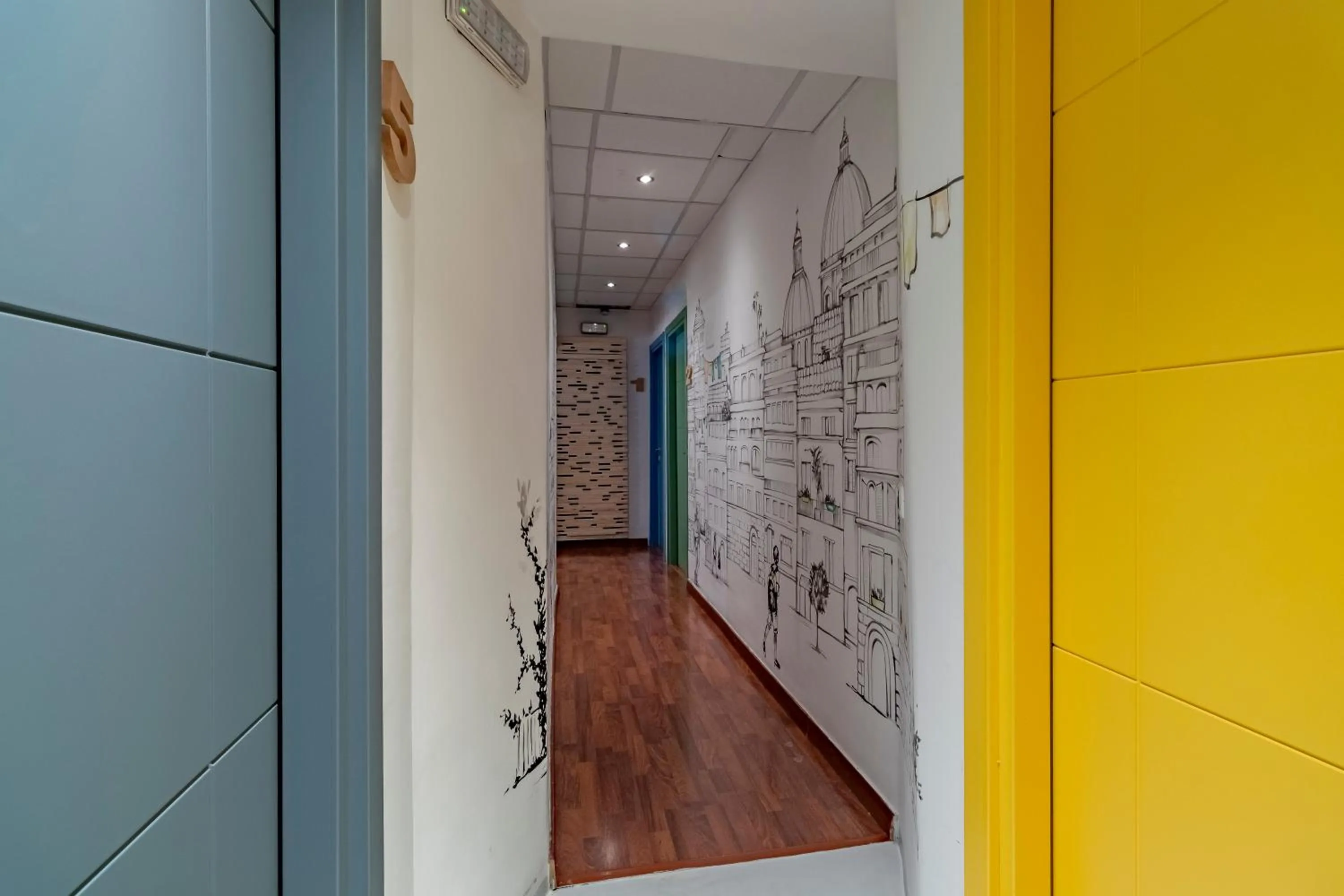 Decorative detail in DAB Guest House