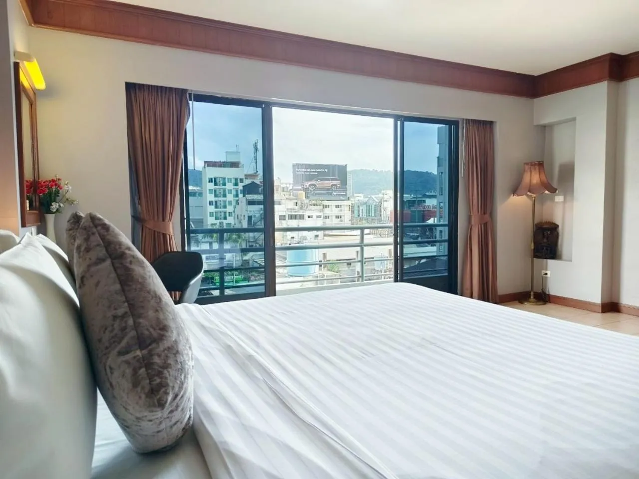 Bed in C & N Hotel Patong, Phuket