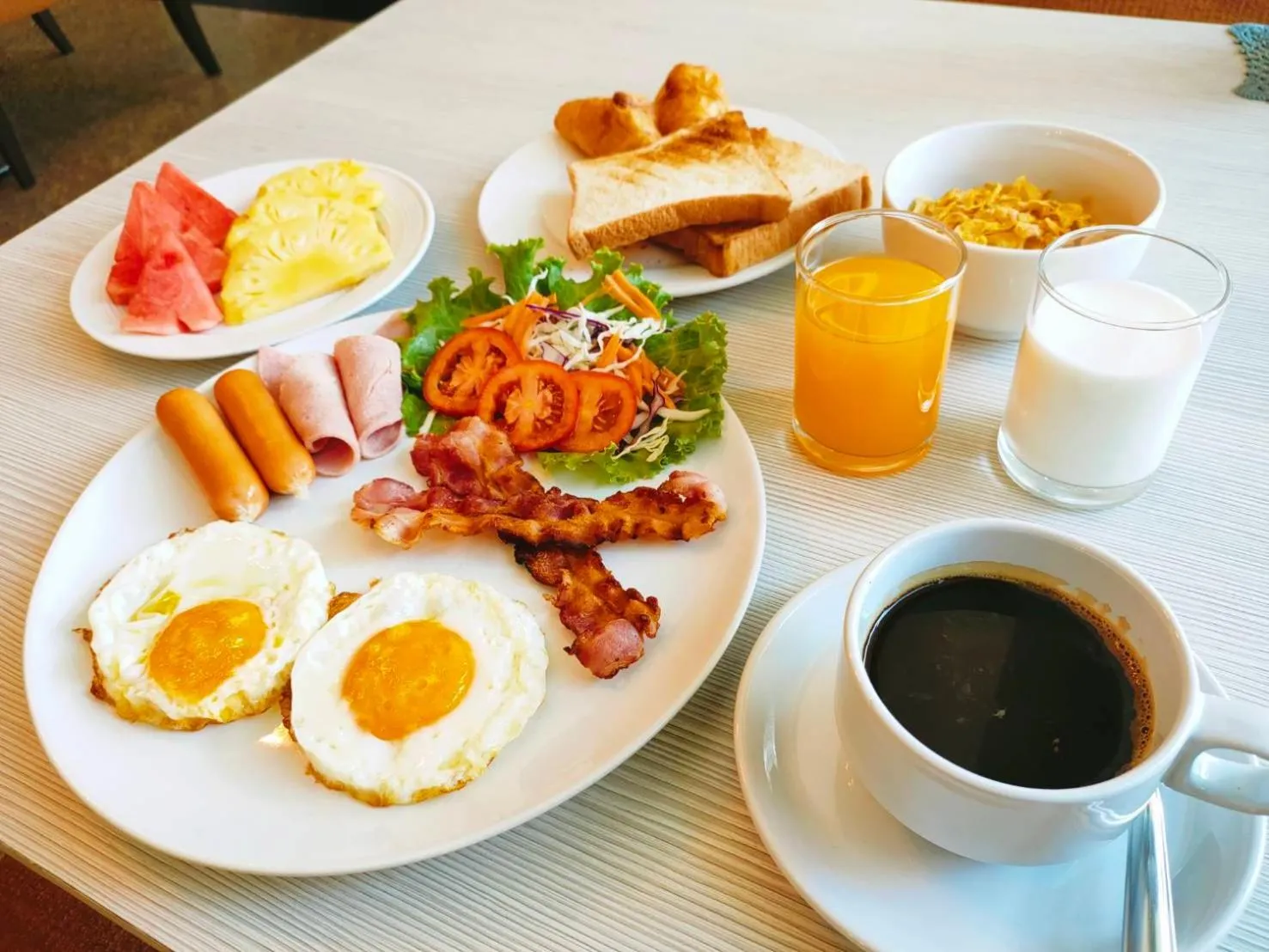 Breakfast in C & N Hotel Patong, Phuket