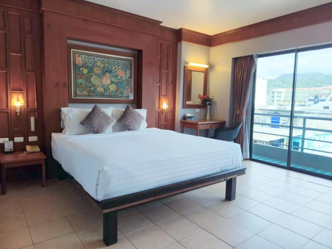 Bed in C & N Hotel Patong, Phuket