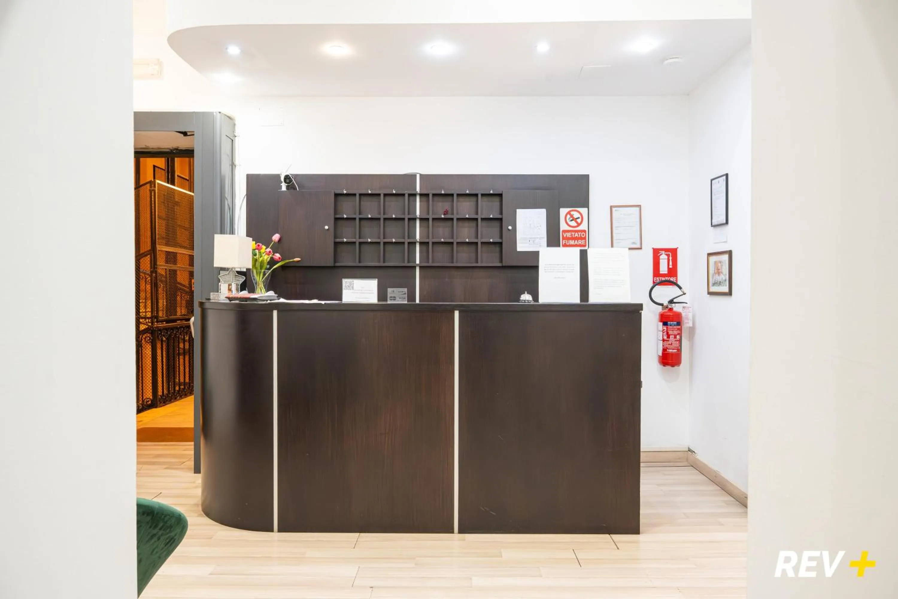 Lobby or reception in New Inn