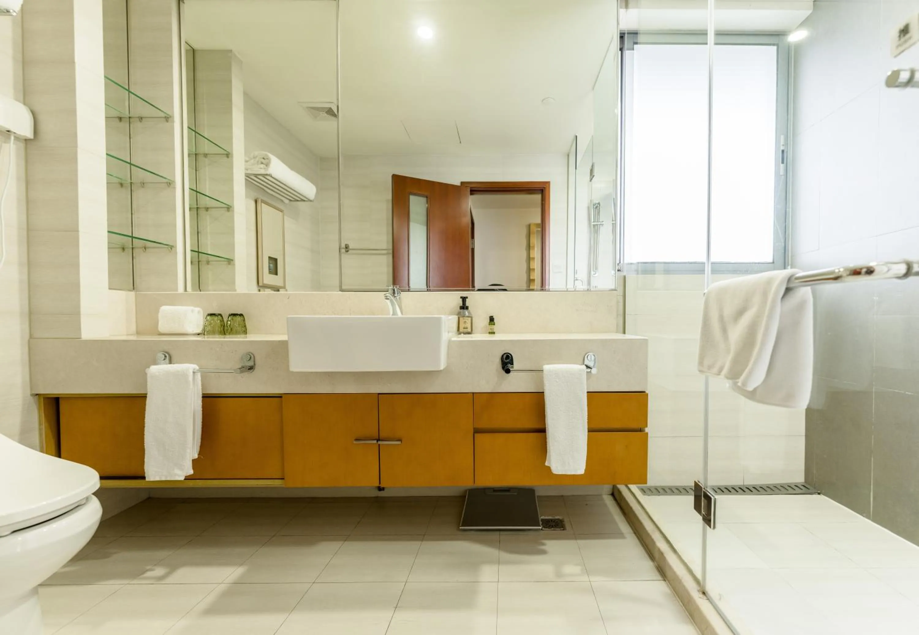 Shower in Oakwood Residence Shanghai