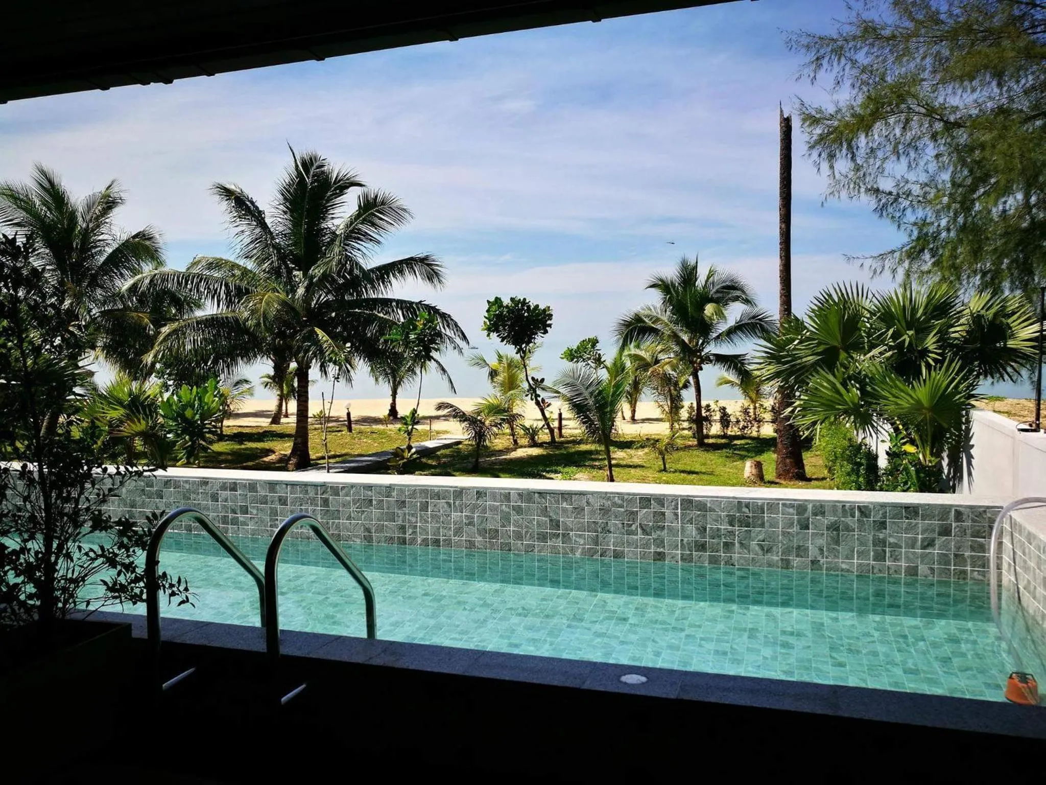 Pool view in C&N Kho Khao Beach Resort - SHA Plus
