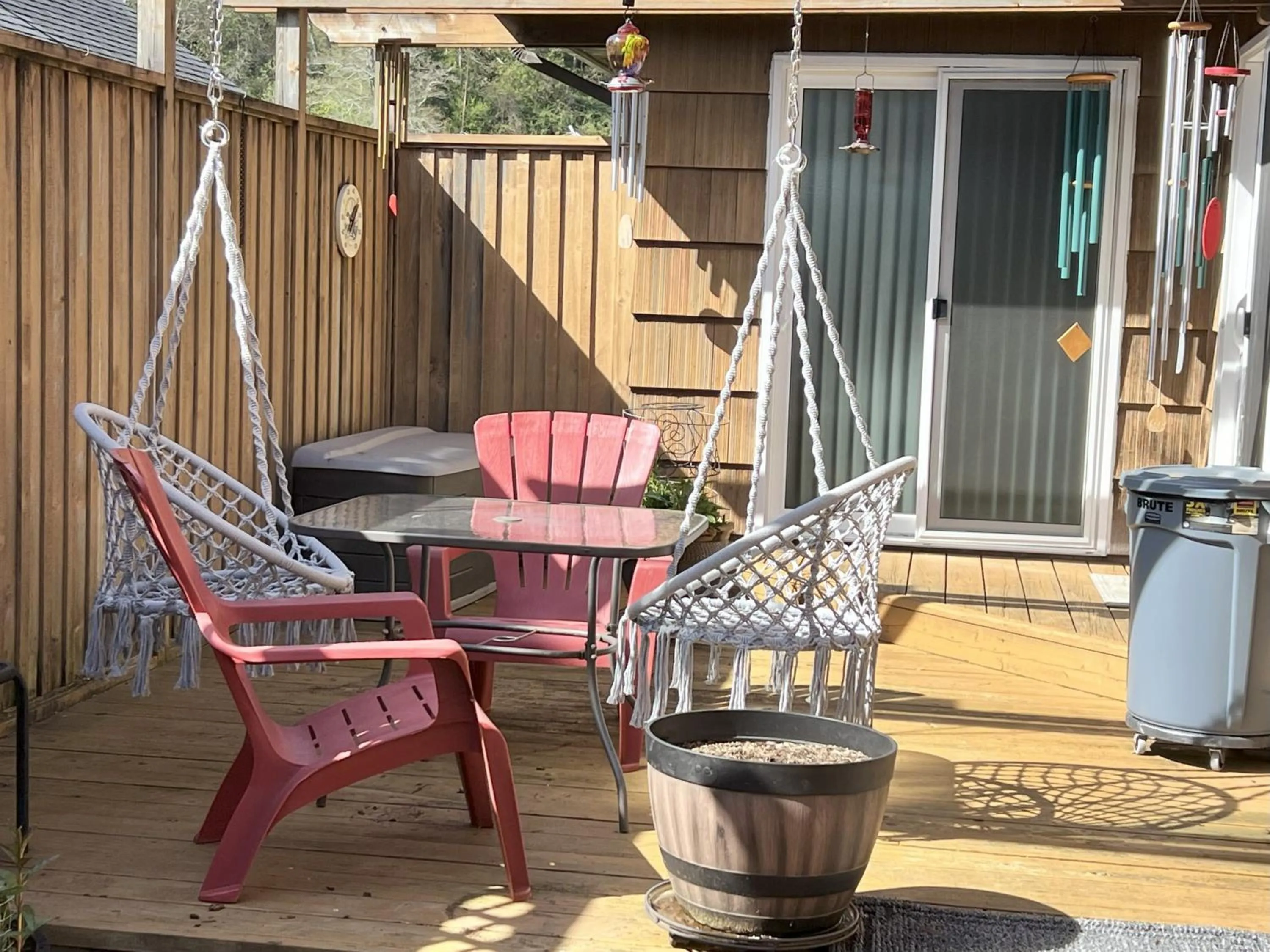 Inner courtyard view in Leah's Homestay in Hoquiam