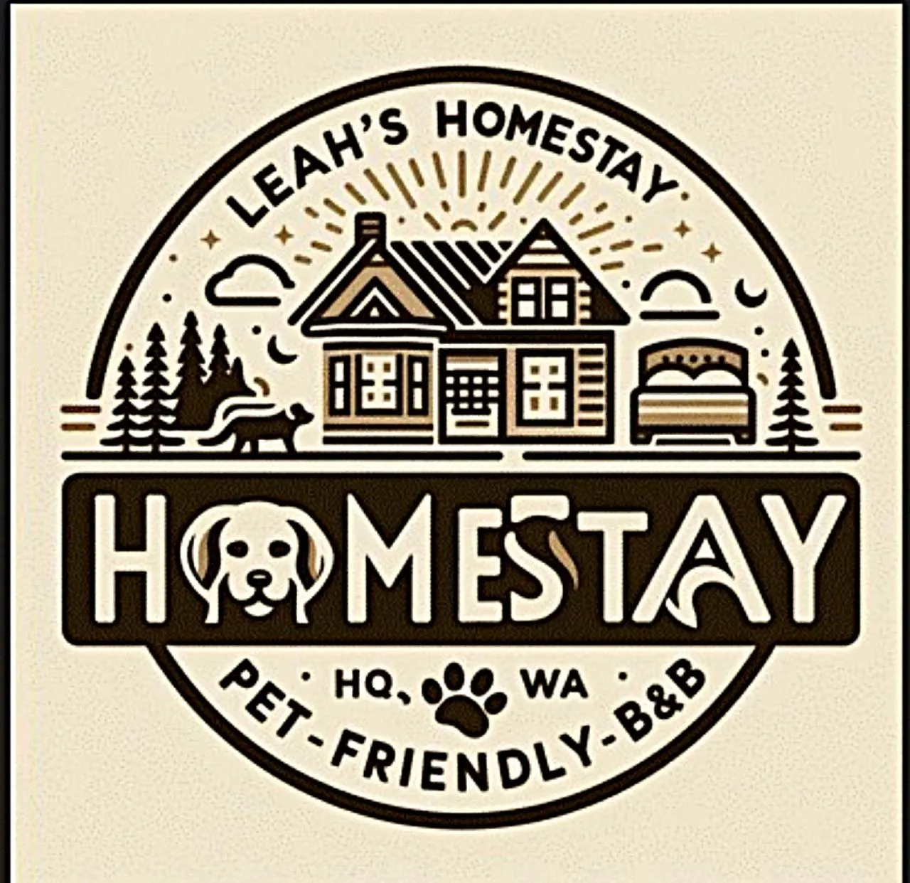 Logo/Certificate/Sign in Leah's Homestay in Hoquiam