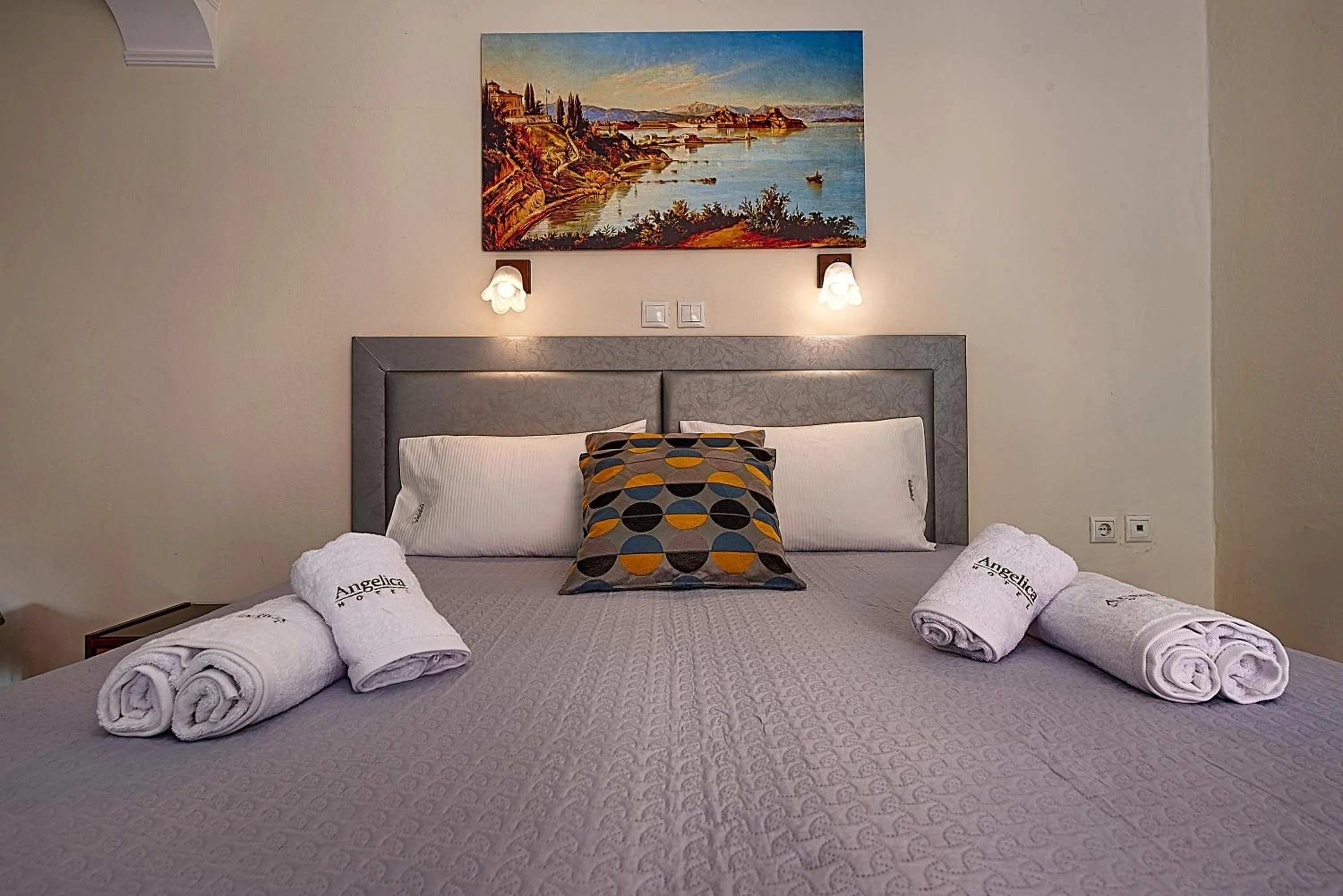 Bed in Angelica Hotel