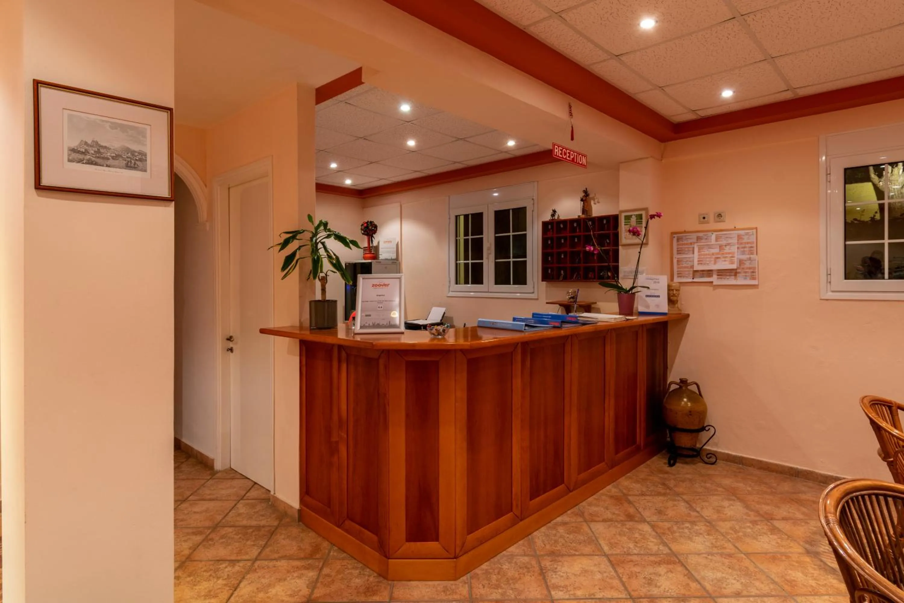 Lobby or reception in Angelica Hotel