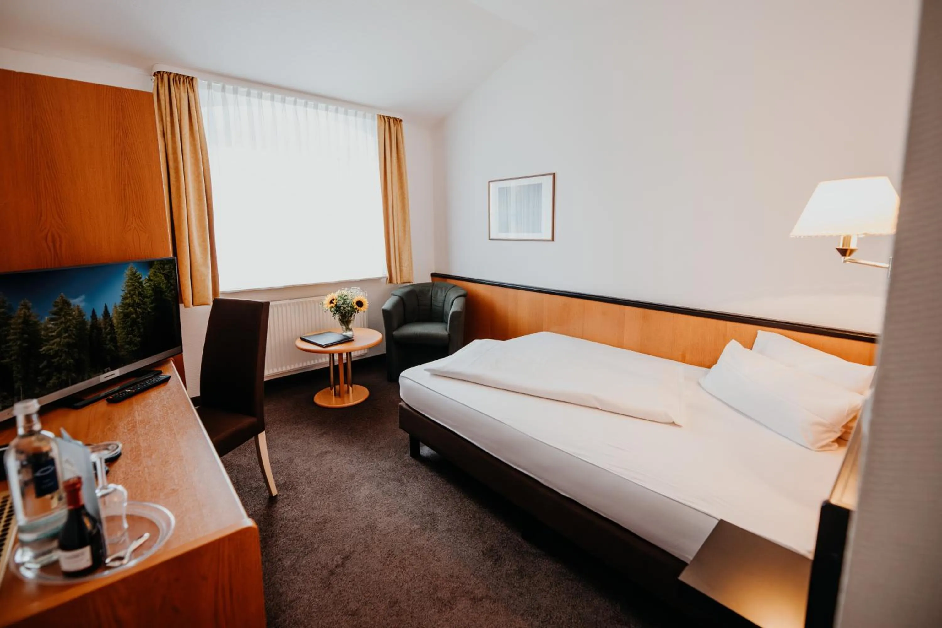 Bed in Sonnenhotel Hoher Hahn