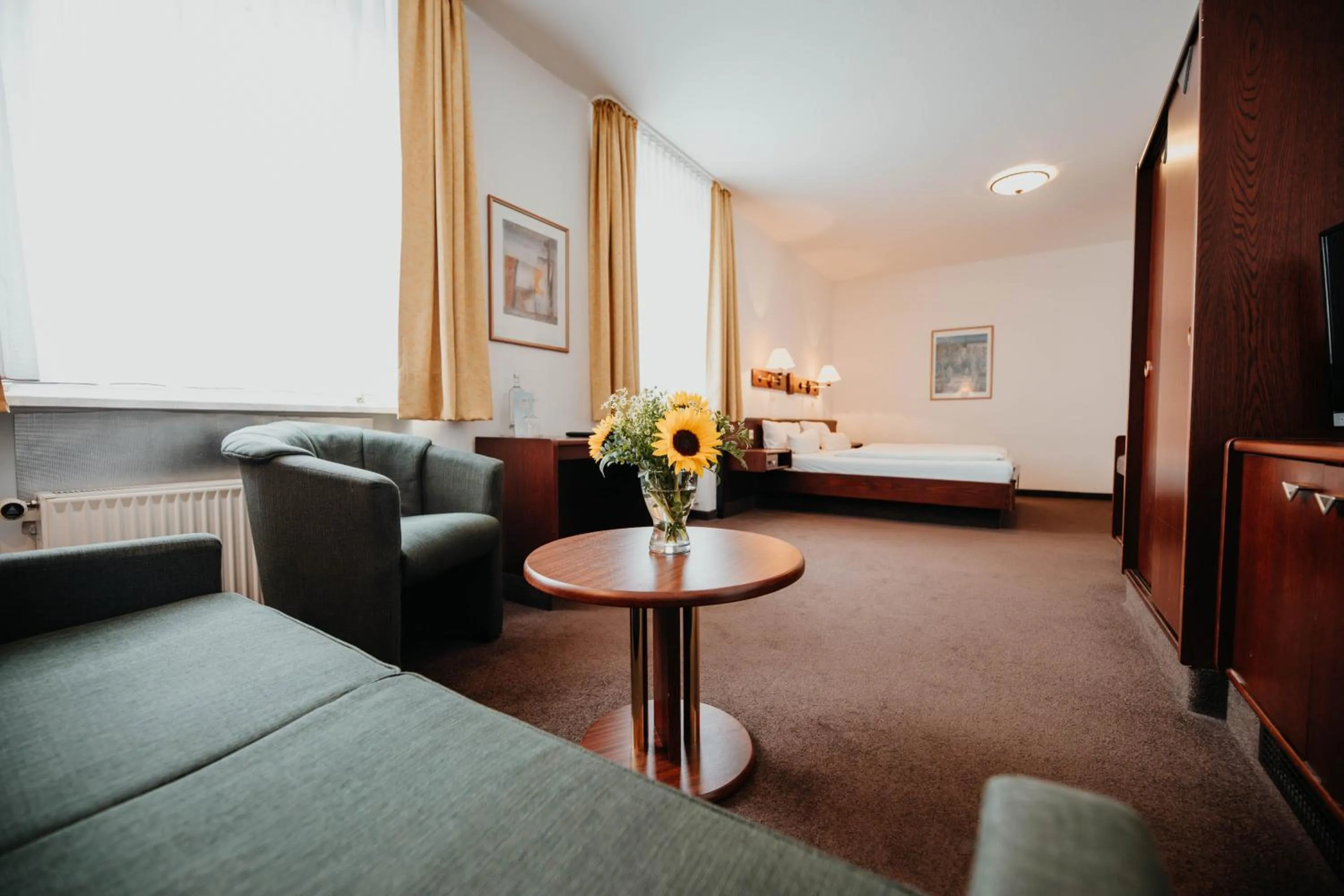 Bed in Sonnenhotel Hoher Hahn