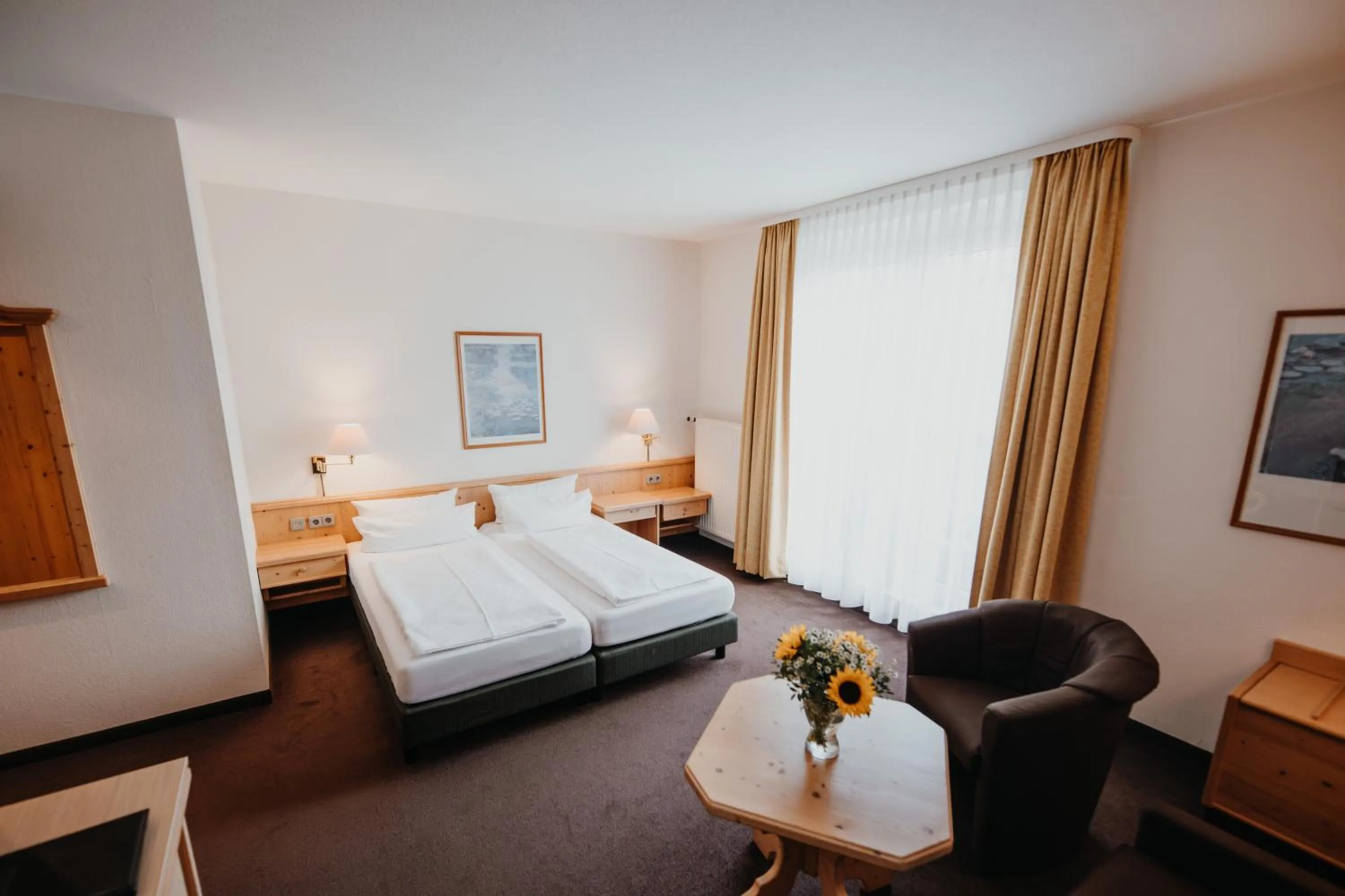 Bed in Sonnenhotel Hoher Hahn