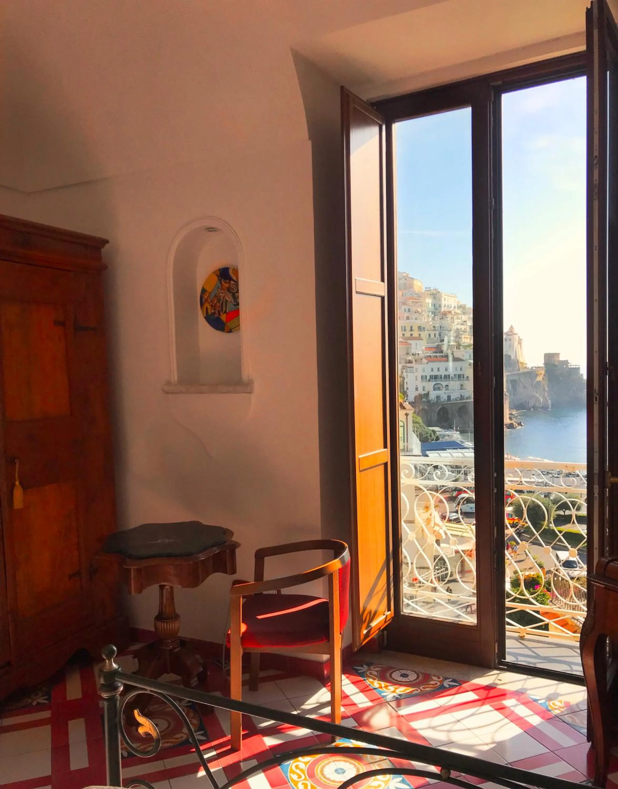 Balcony/Terrace in Hotel Croce Di Amalfi