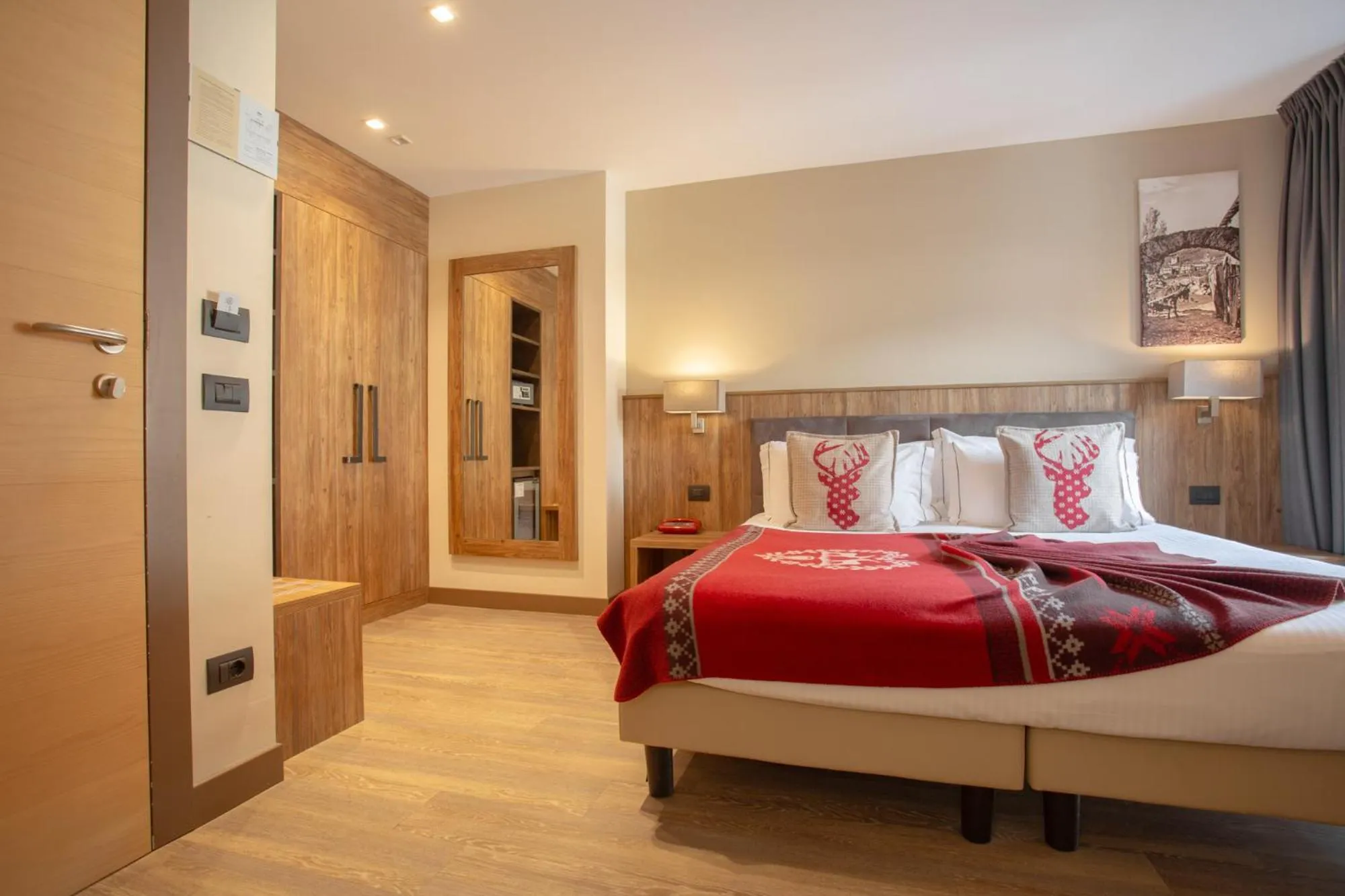 Bed in Olimpia Hotel