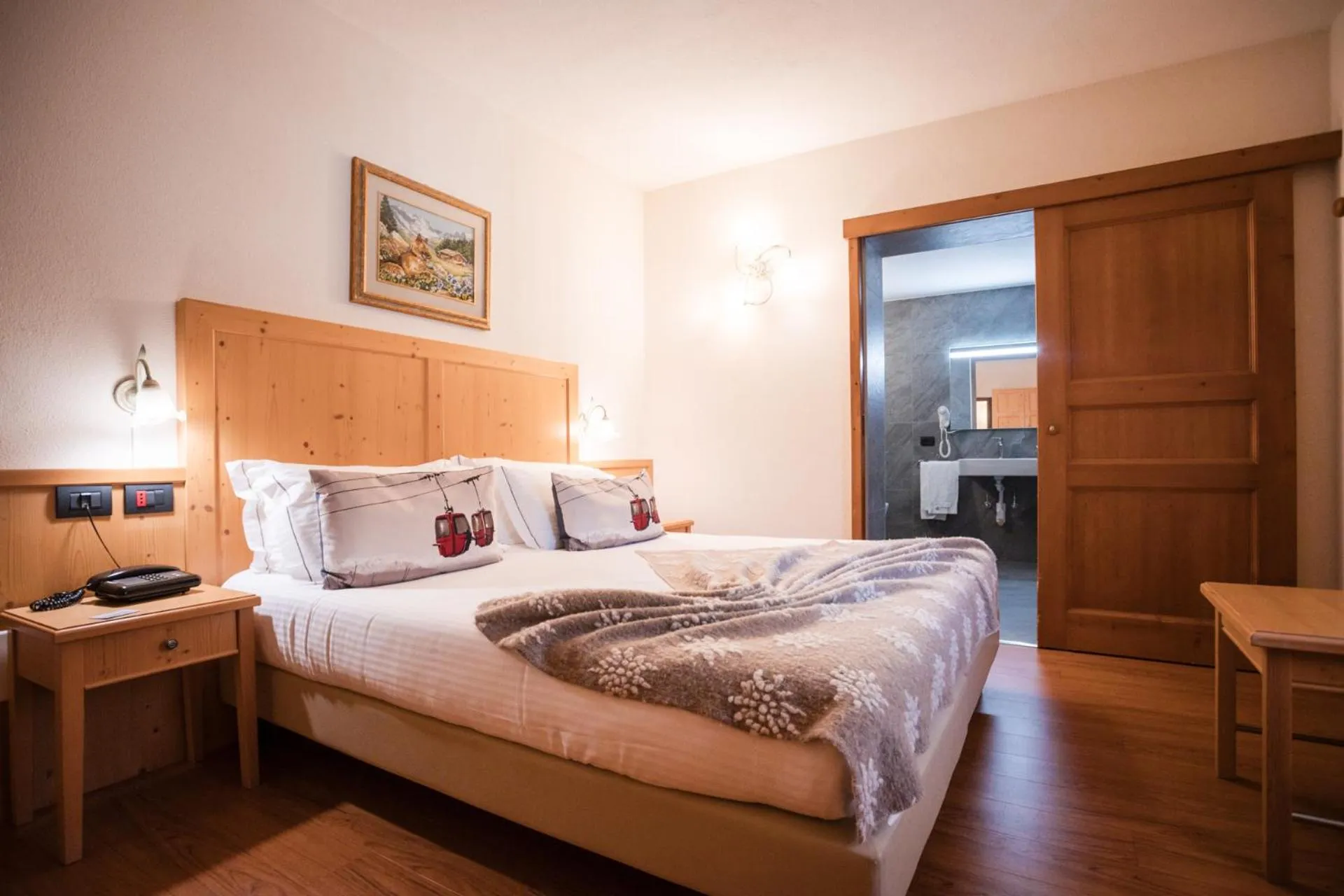 Bed in Olimpia Hotel