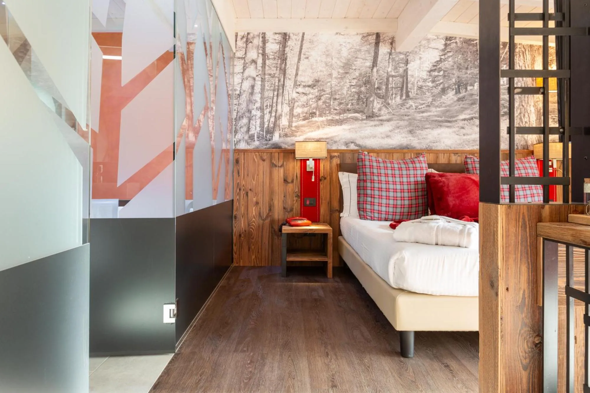 Bed in Olimpia Hotel